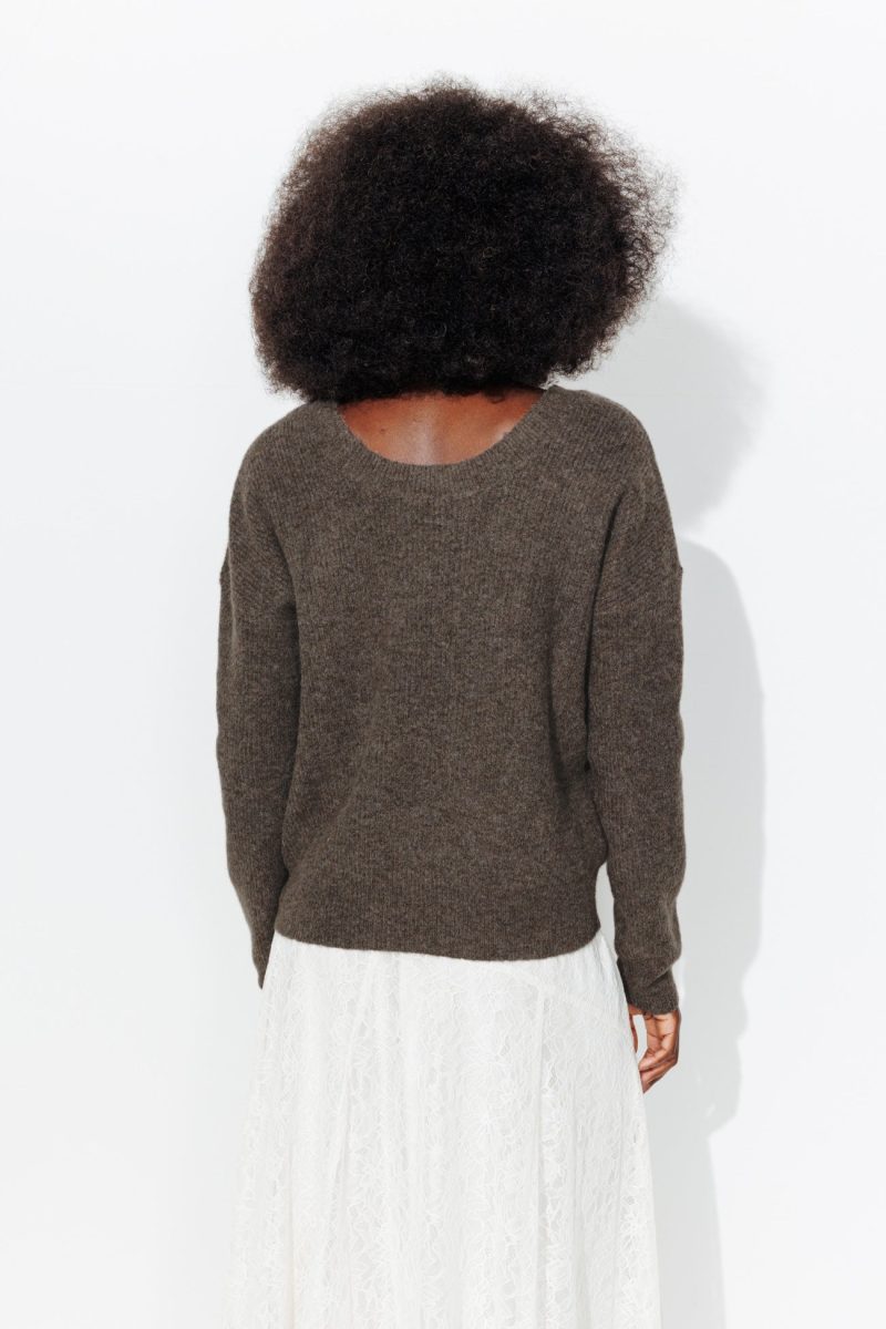 Pull recto verso Femme - Marron - Promod