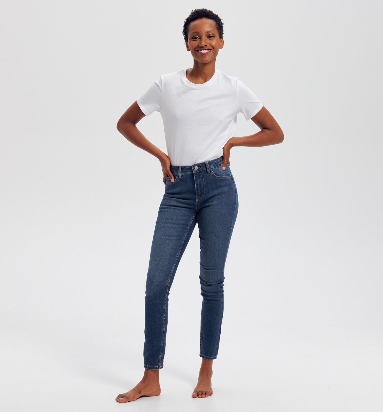 Jean skinny femme GASPARD - Jean brut – Image 2