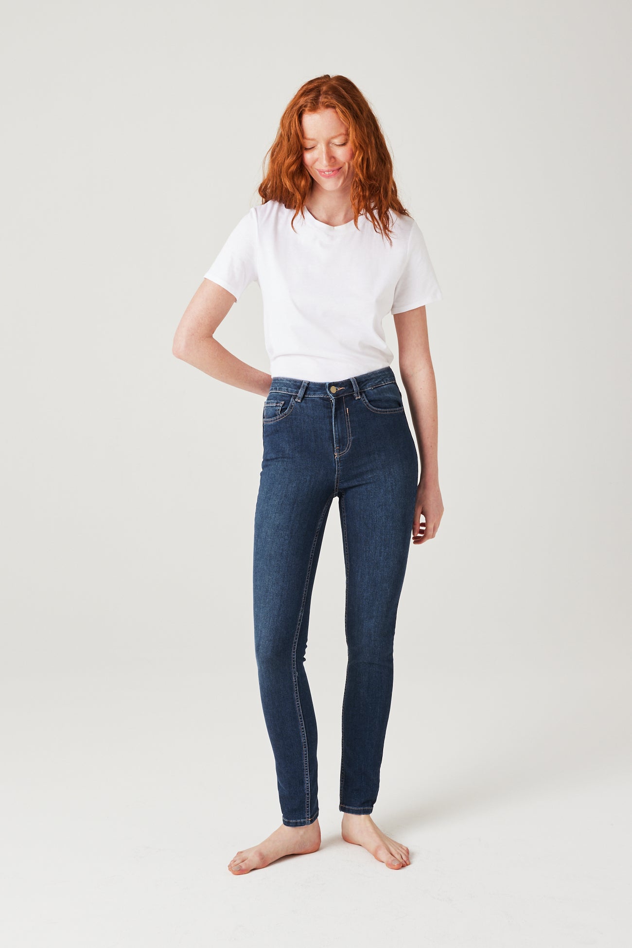Jean skinny femme GASPARD - Jean brut