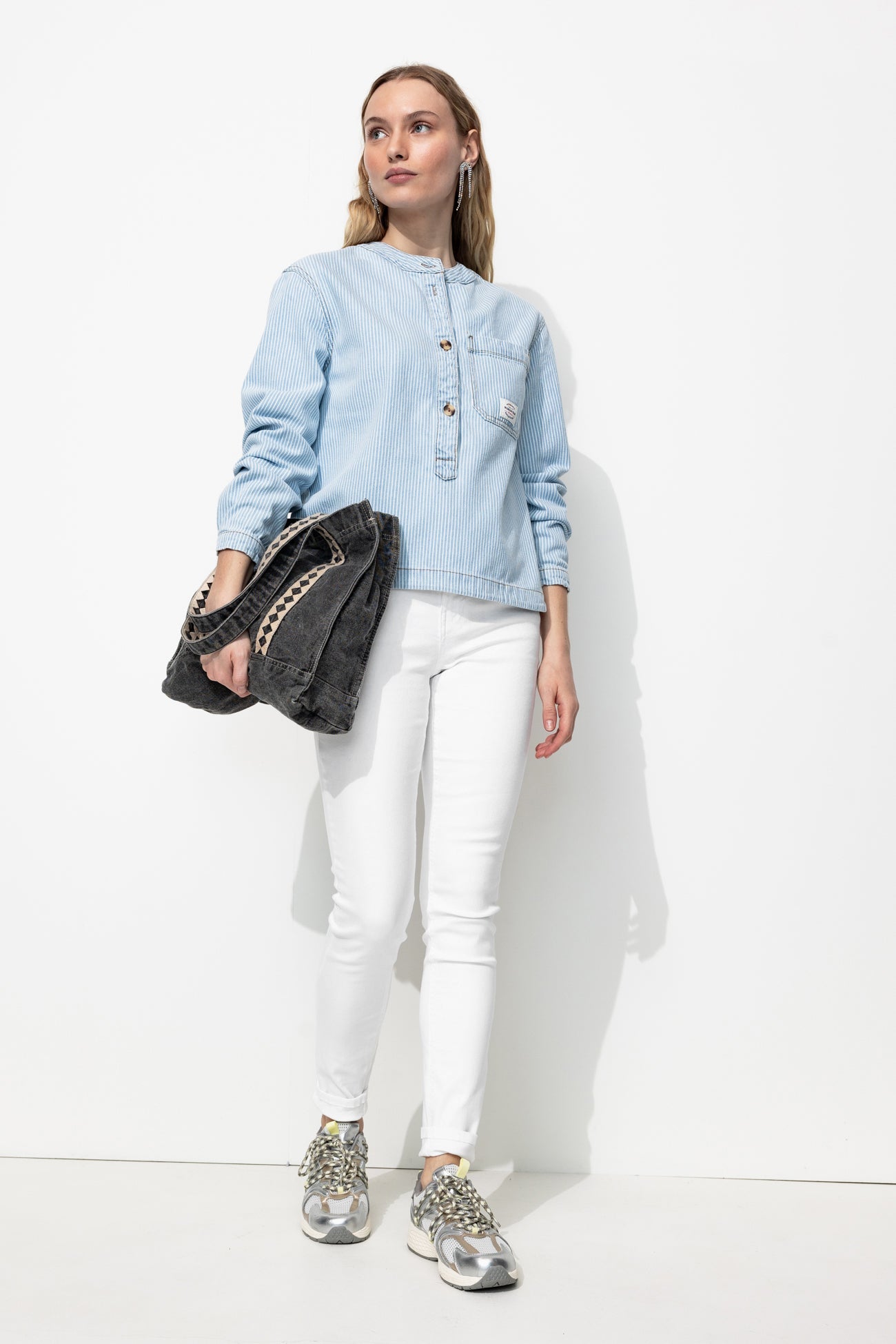 Jean skinny femme GASPARD - Blanc – Image 2