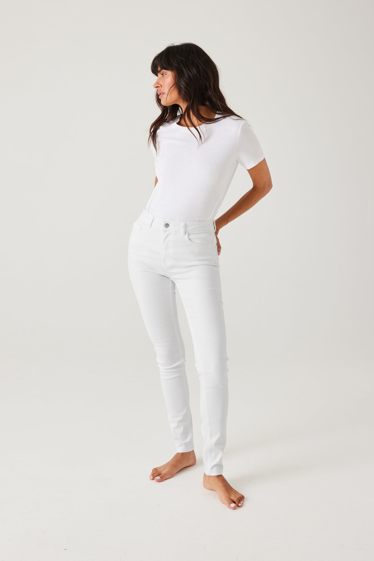 Jean skinny femme GASPARD - Blanc