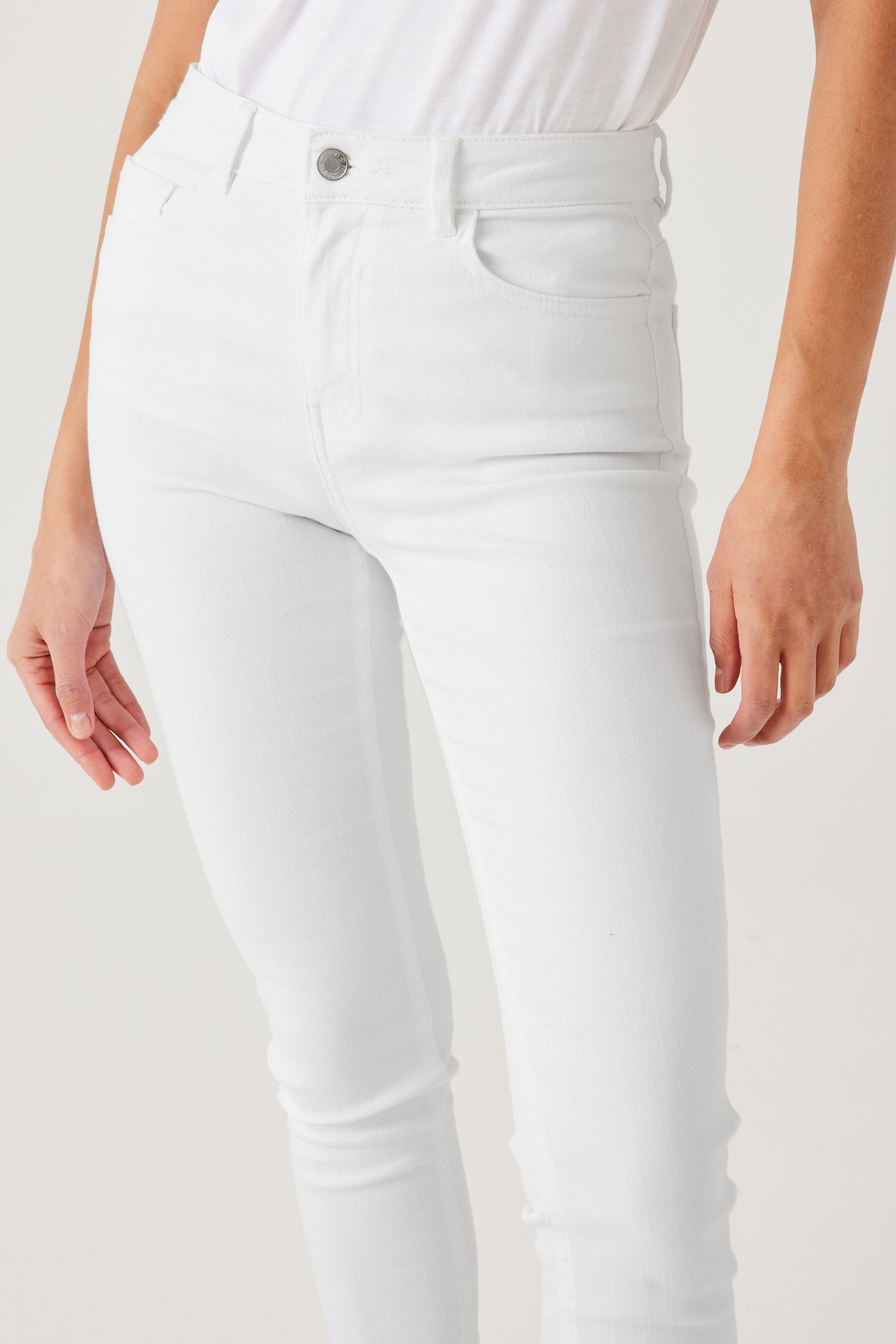 Jean skinny femme GASPARD - Blanc – Image 4