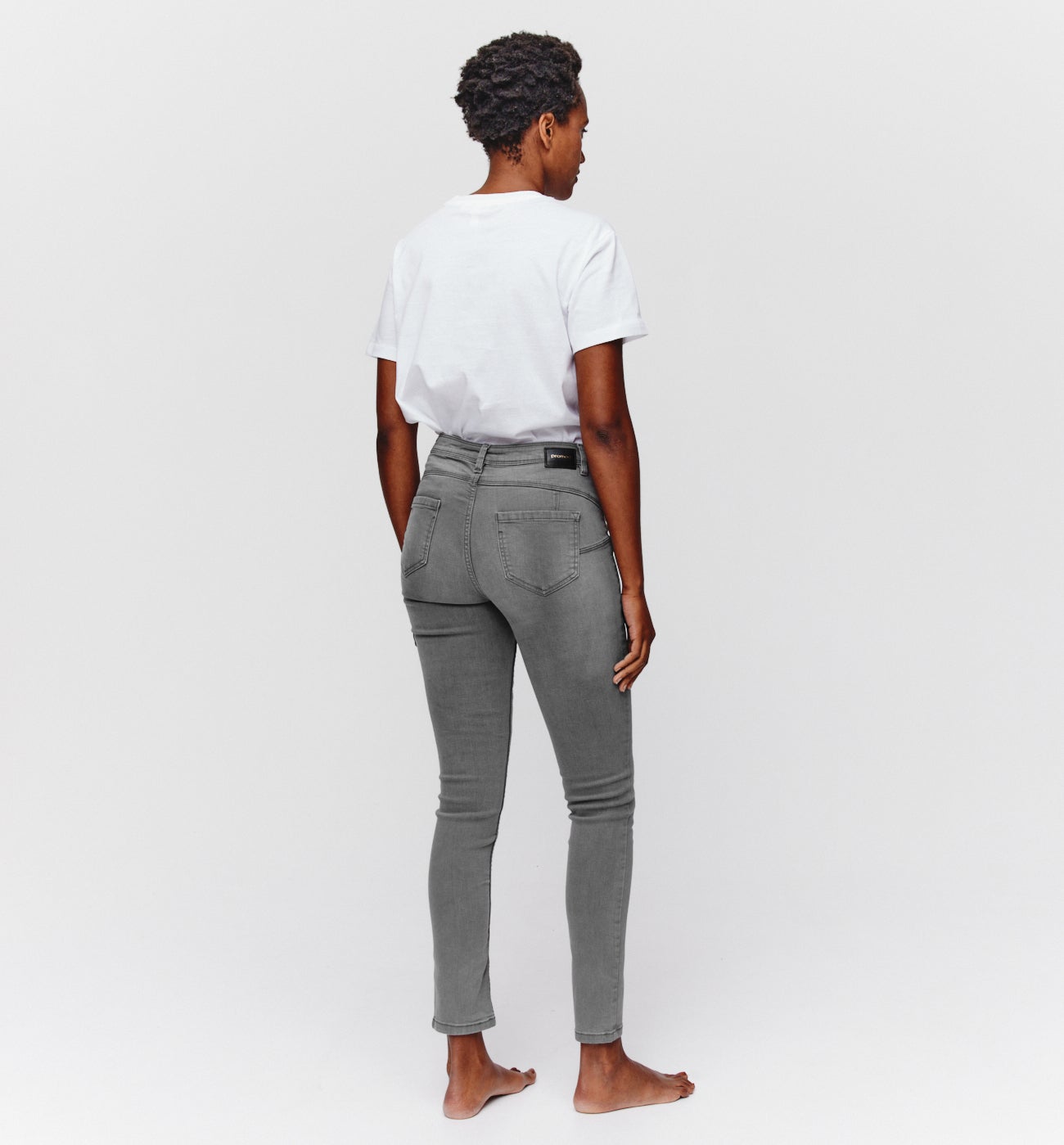 Jean skinny push up ERNEST - Jeans gris – Image 3