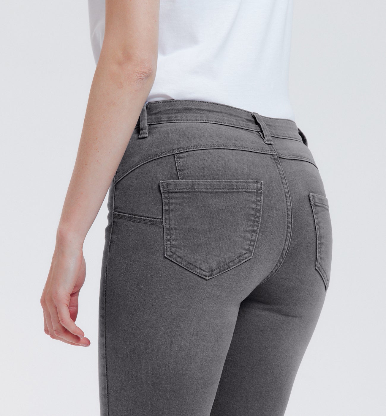 Jean skinny push up ERNEST - Jeans gris – Image 4