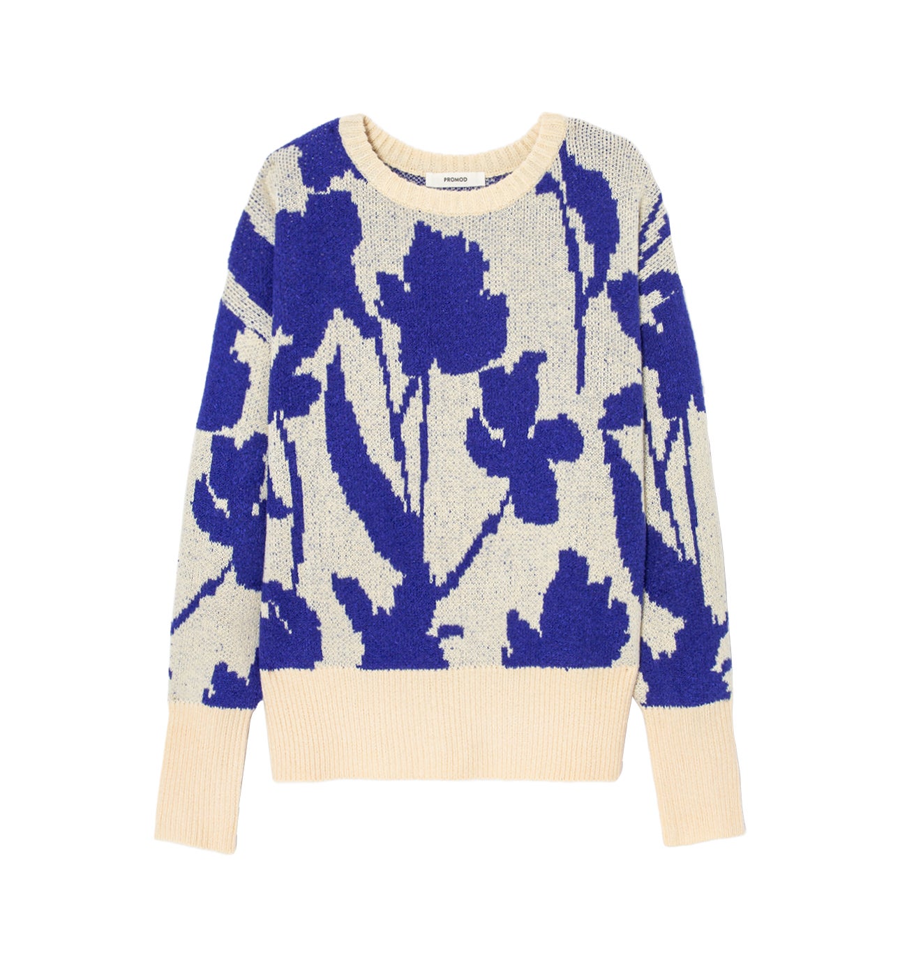 Pull jacquard Femme – Imprimé violet
