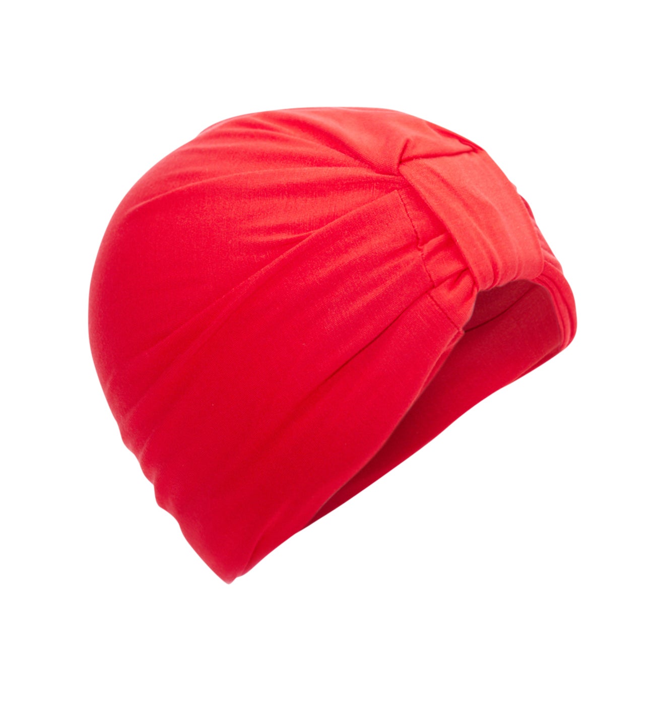 Bonnet-turban en jersey Femme – Rouge