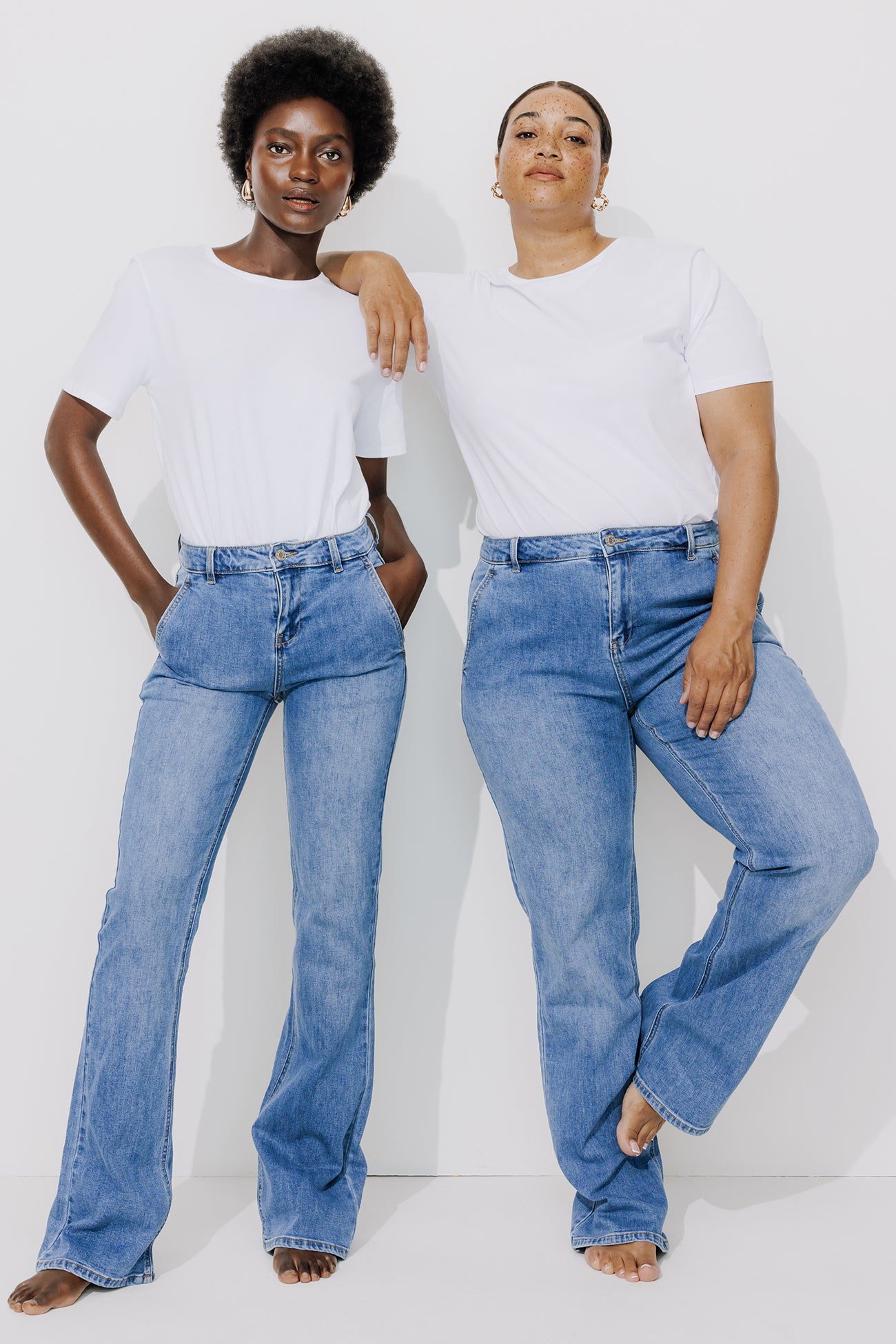 Jean flare Femme EUGENE - Jean moyen