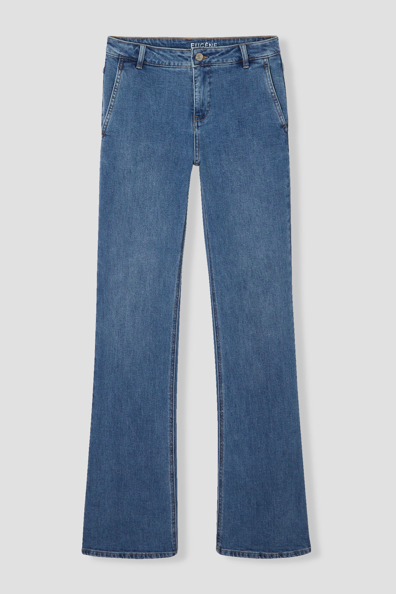 Jean flare Femme EUGENE - Jean moyen – Image 5