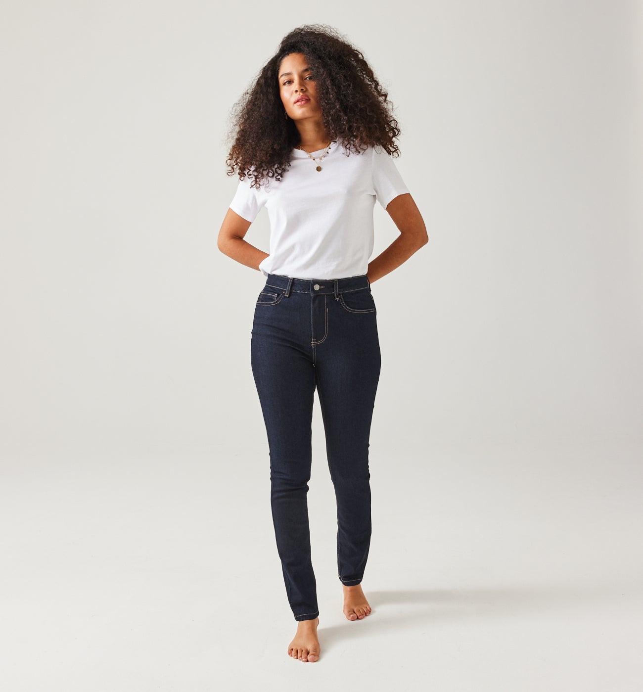 Jean skinny femme GASPARD - Jean rinse