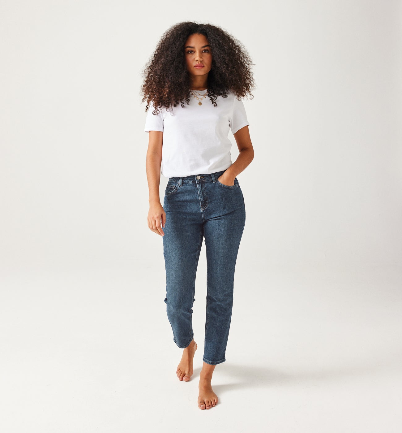 Jean slim cropped Femme GASTON - Jean brut – Image 2