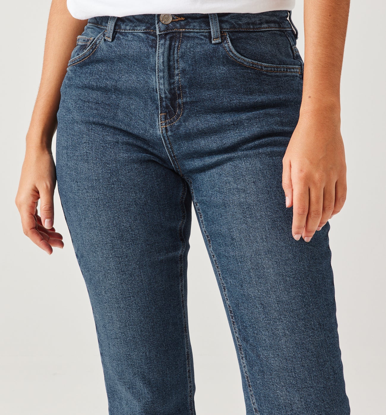 Jean slim cropped Femme GASTON - Jean brut – Image 4