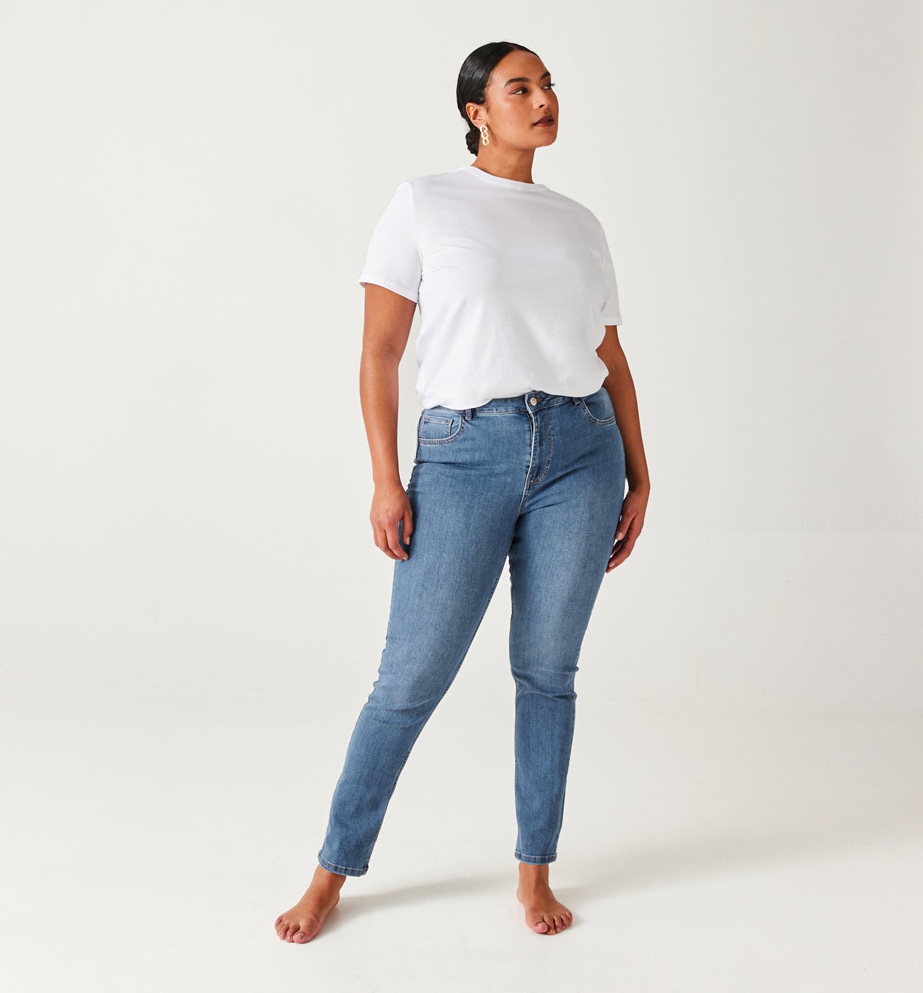 Jean skinny femme GASPARD - Jean moyen – Image 2