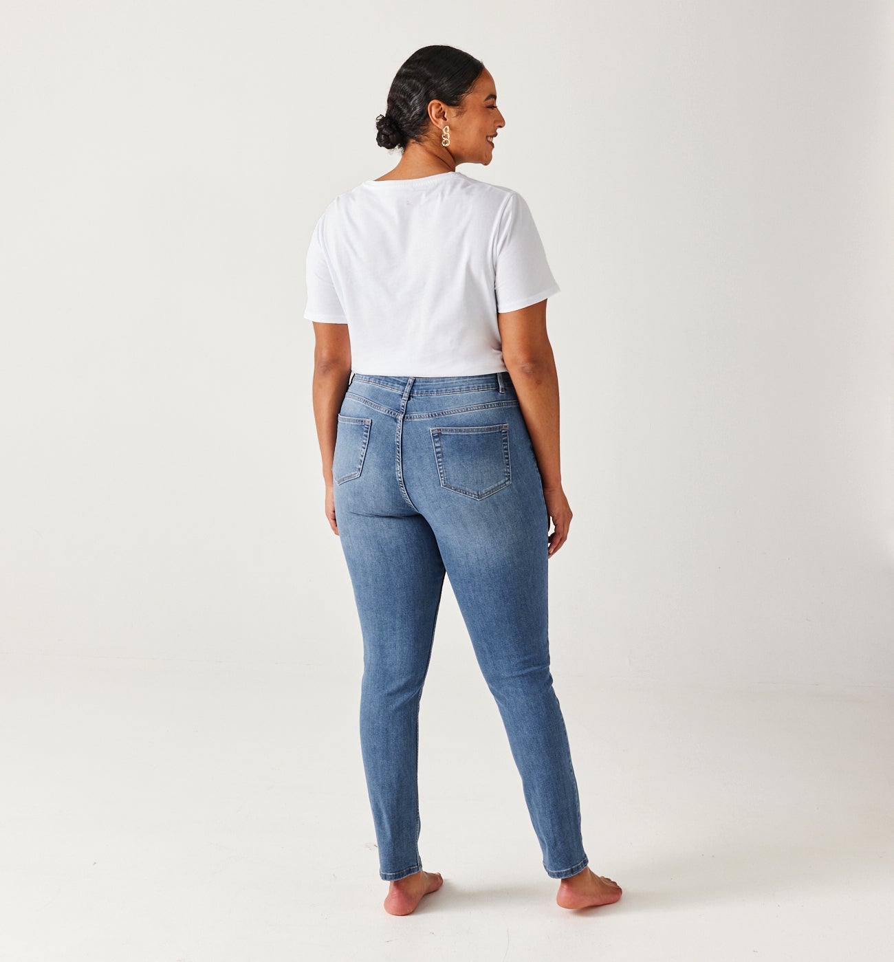 Jean skinny femme GASPARD - Jean moyen – Image 3