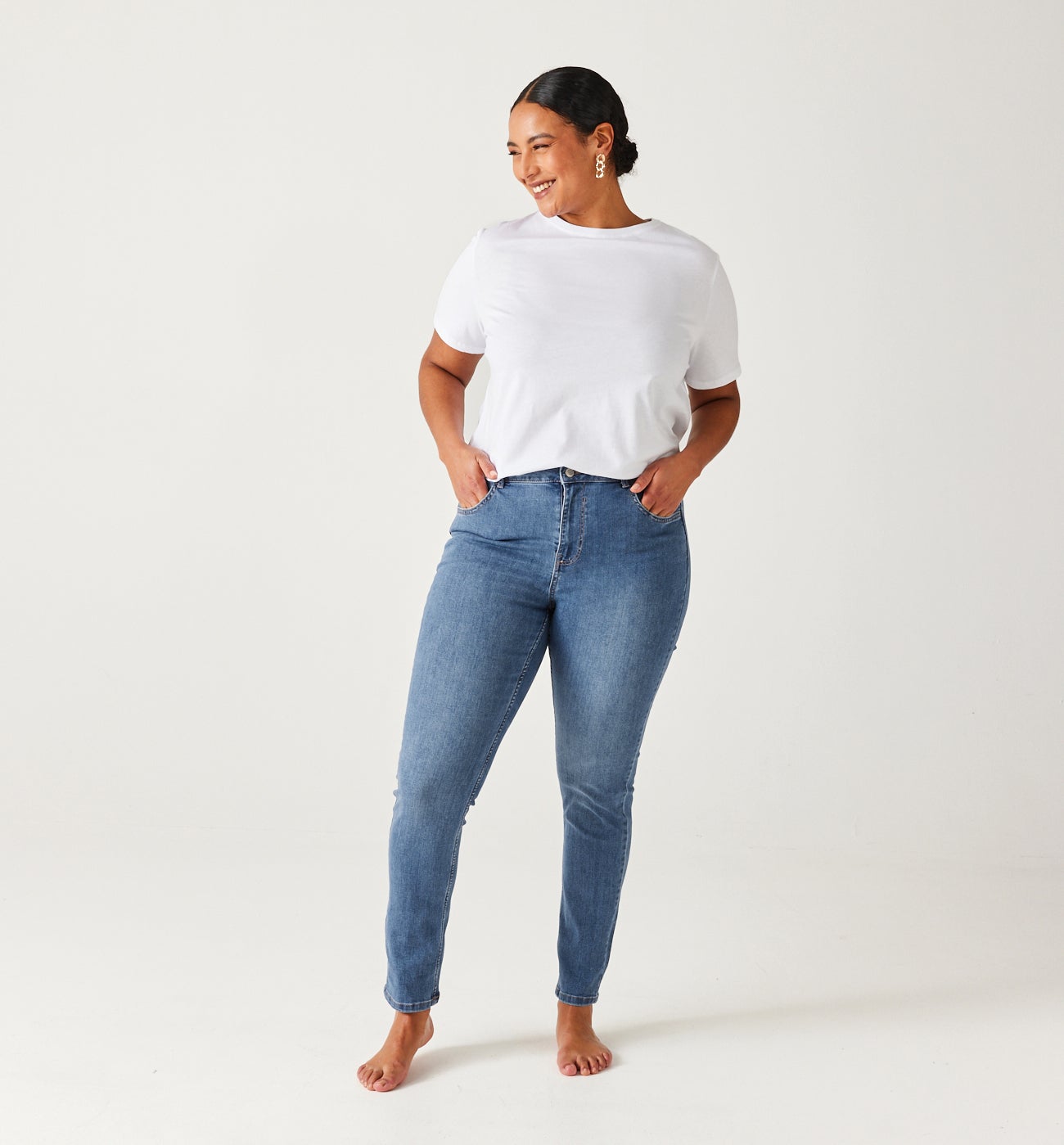 Jean skinny femme GASPARD - Jean moyen
