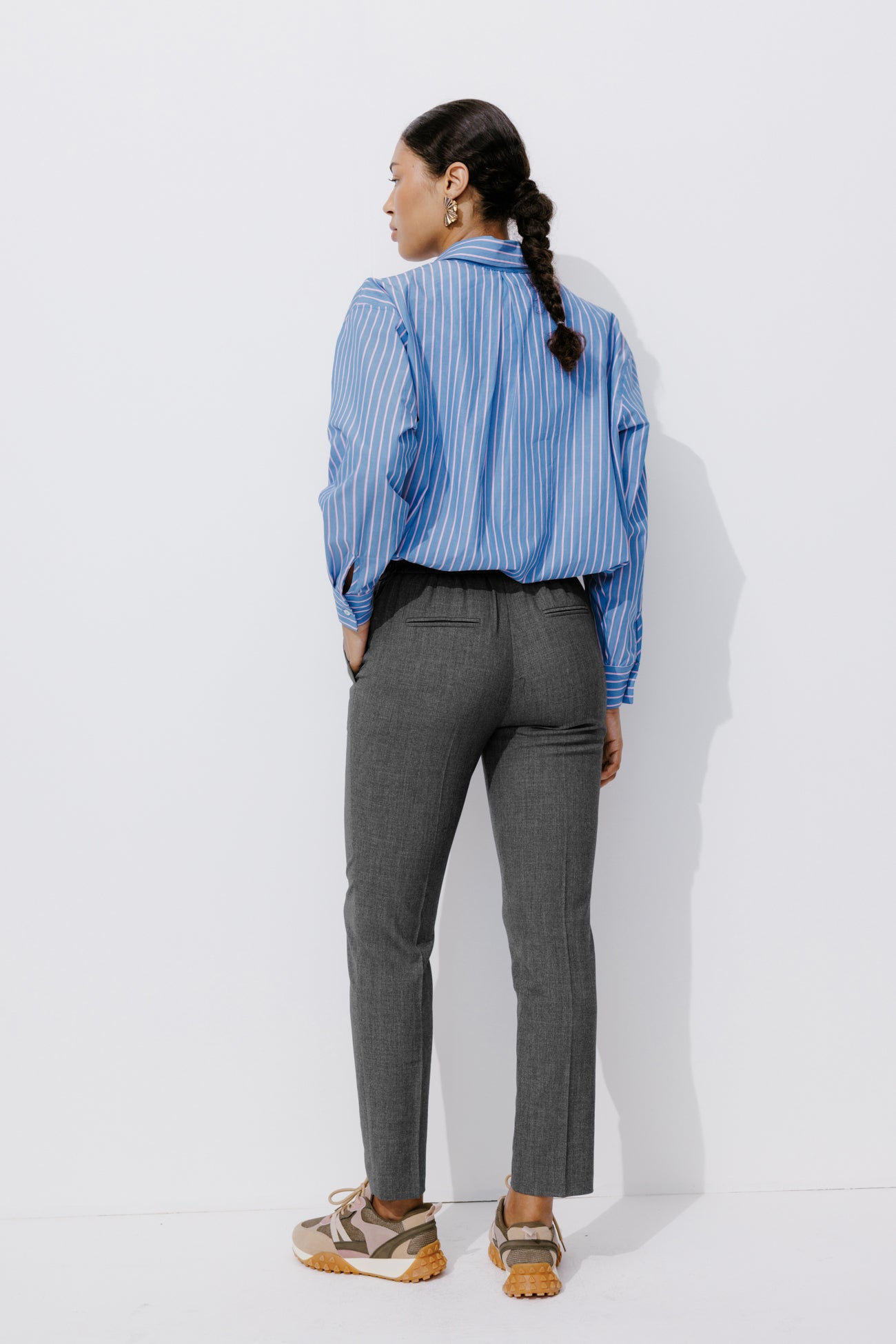 Pantalon jogpant Femme - Gris foncé – Image 3