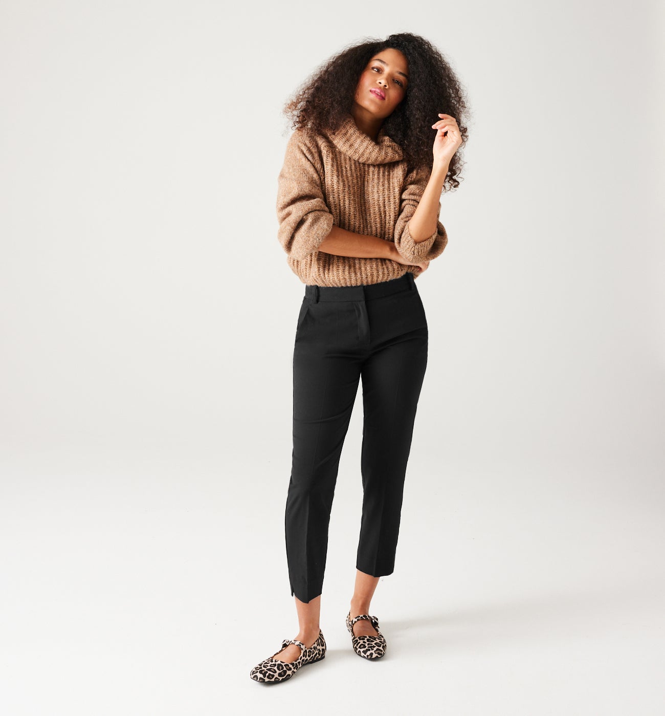 Pantalon cigarette Femme - Noir