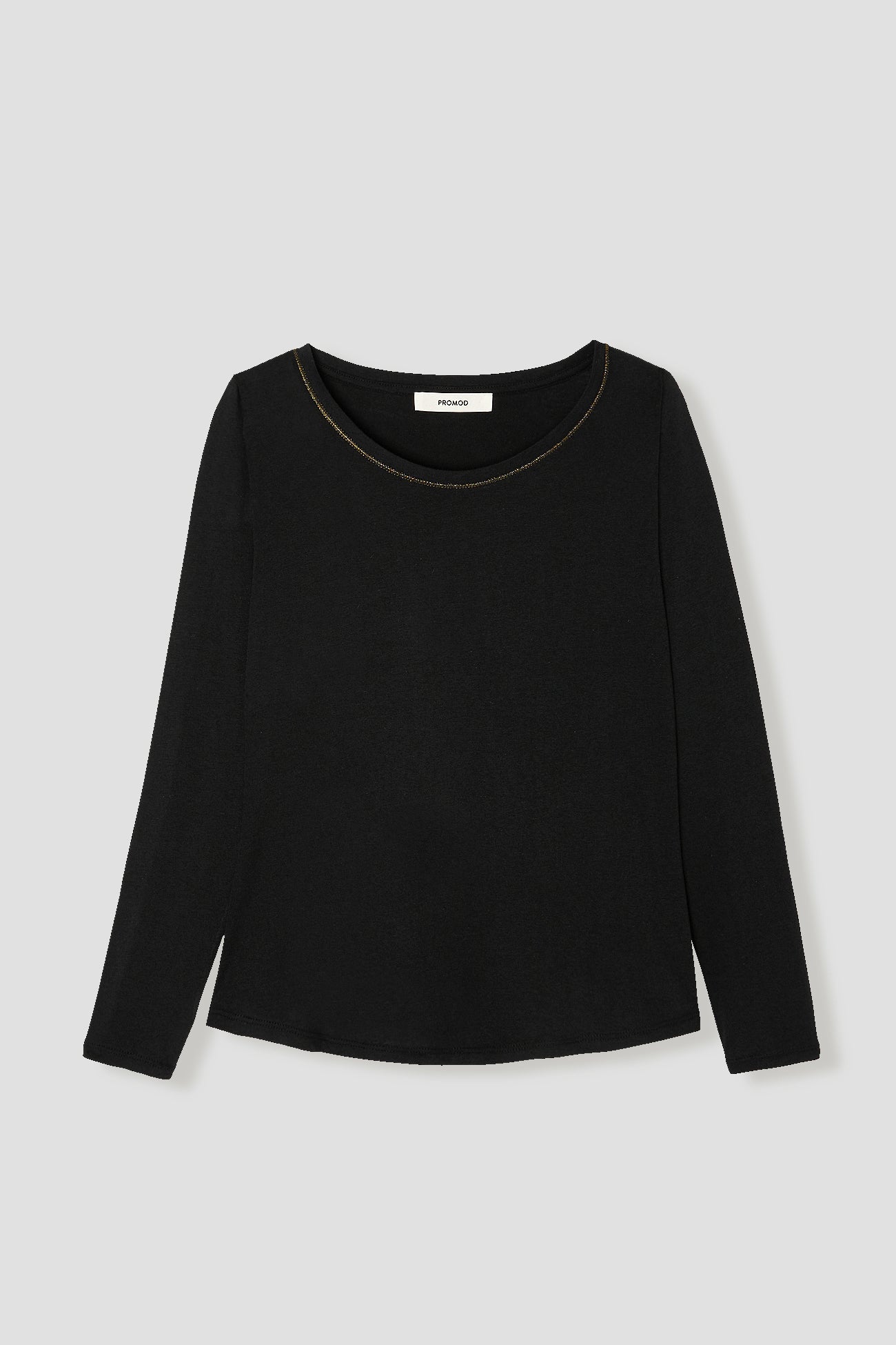 T-shirt col rond Femme - Noir – Image 5
