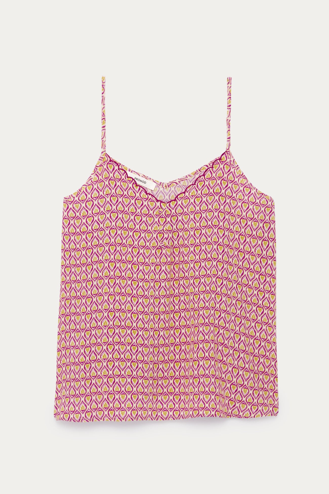 Top à fines bretelles Femme - Imprimé cassis – Image 5