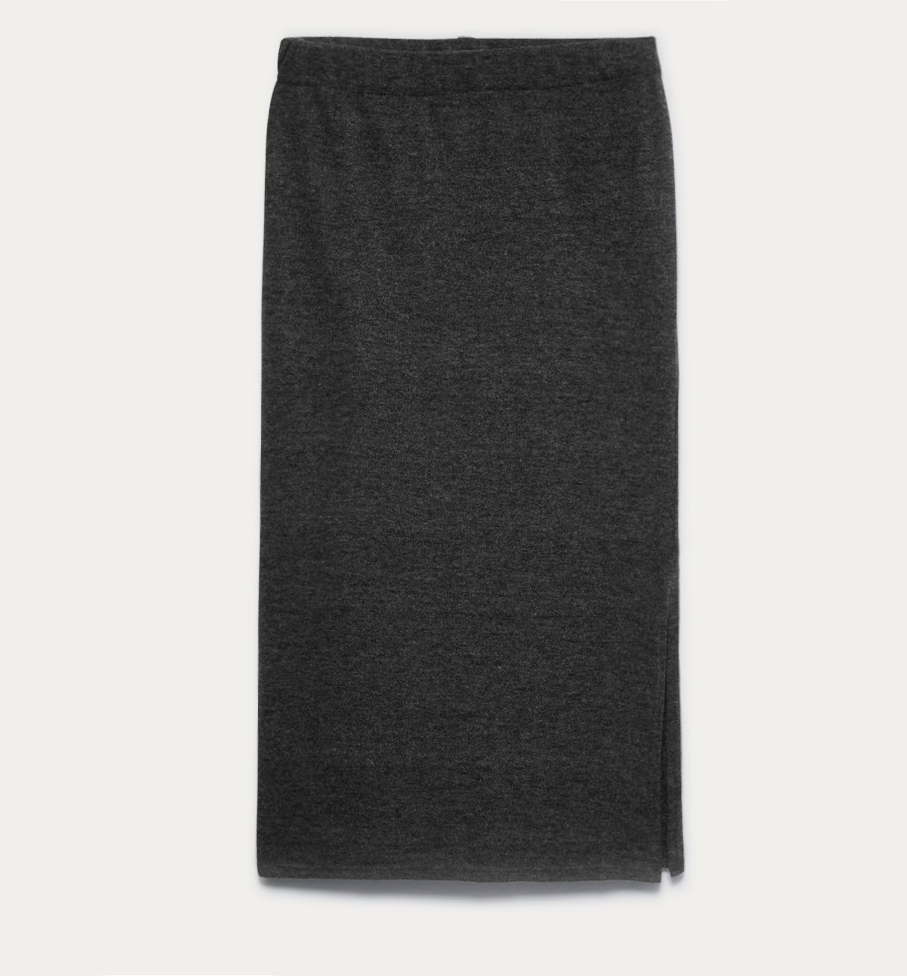Jupe midi en tricot Femme – Gris