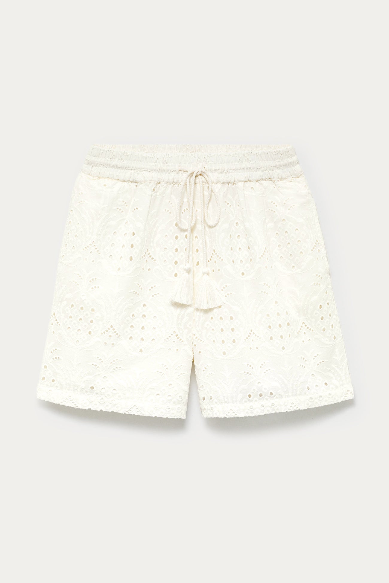 Short en broderie anglaise – Ecru
