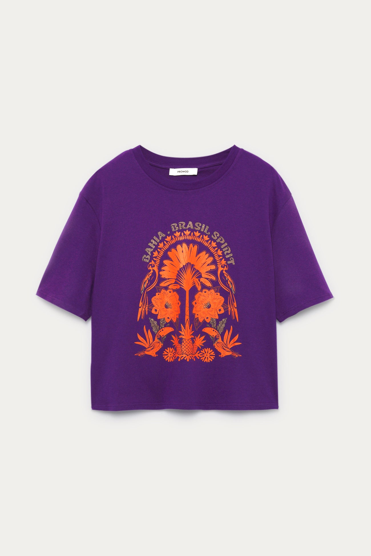 T-shirt à motifs Femme – Imprimé violet