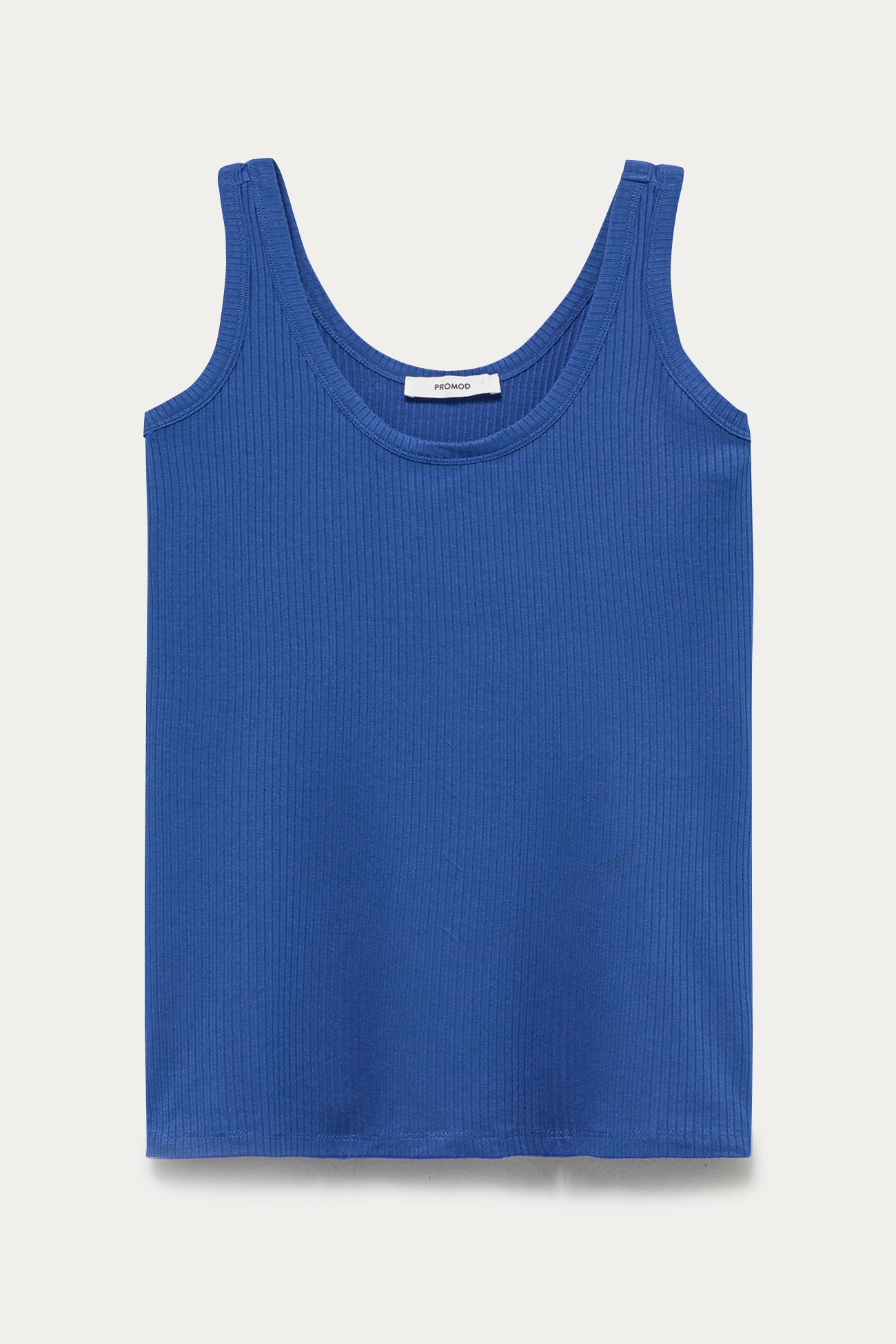 Débardeur côtelé Femme - Bleu – Image 5