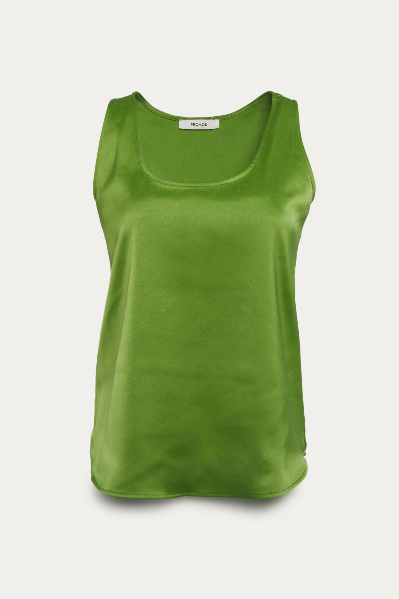 Débardeur satiné uni Femme - Vert – Image 5
