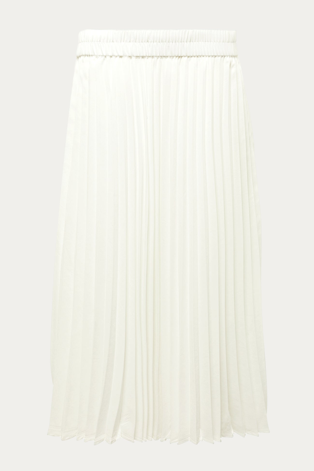 Jupe midi plissée Femme - Ecru – Image 5