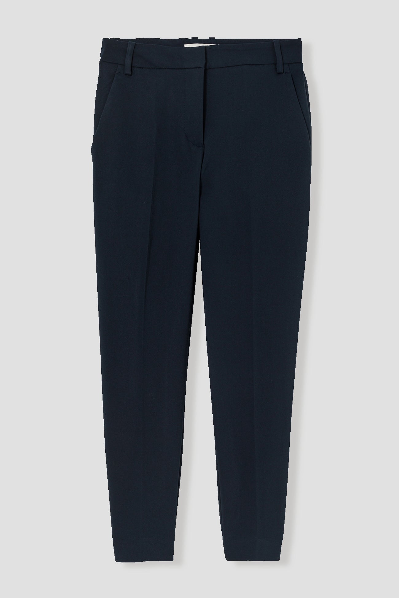 Pantalon cigarette uni Femme - Marine – Image 5