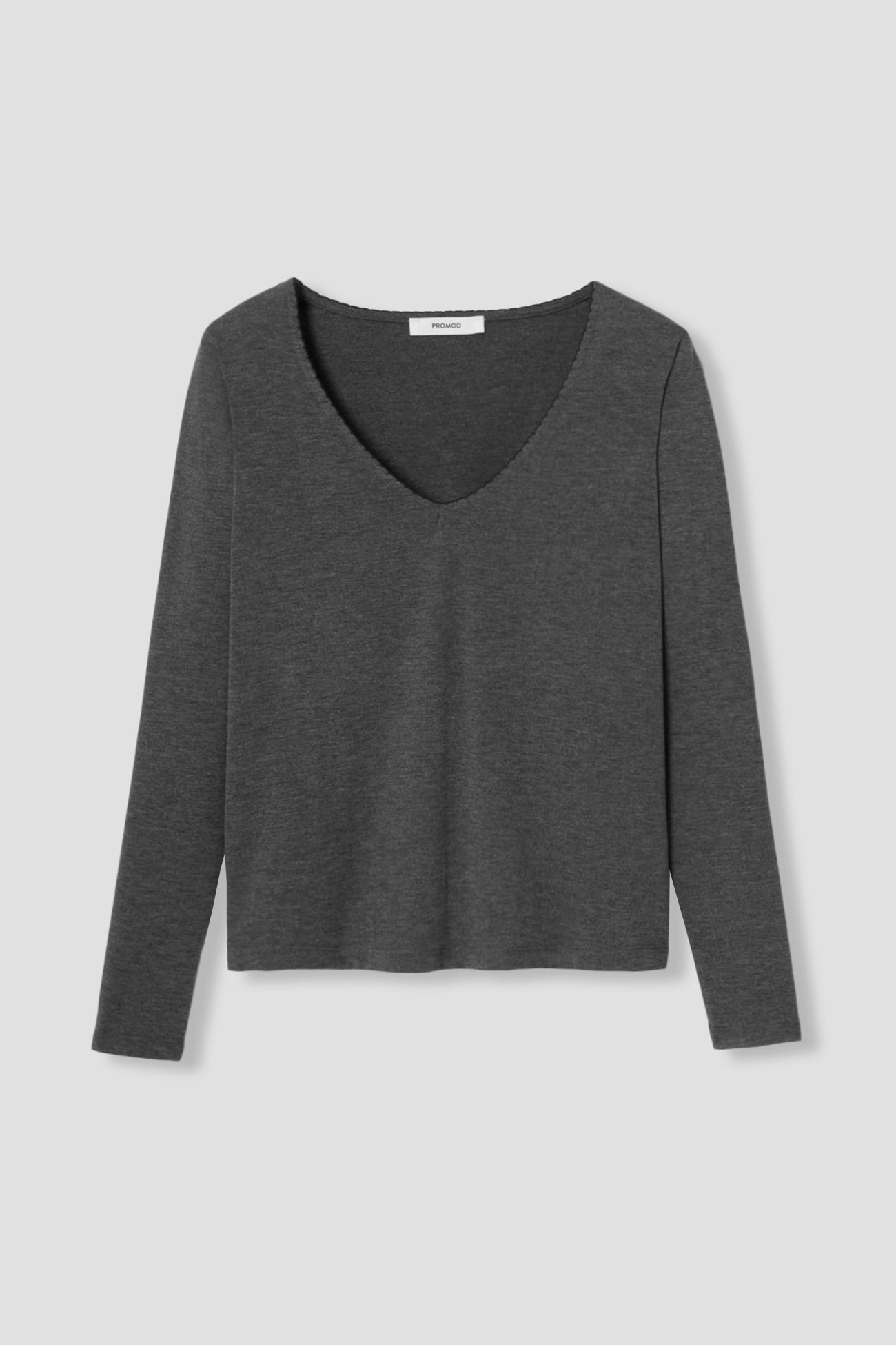 T-shirt manches longues Femme – Gris foncé
