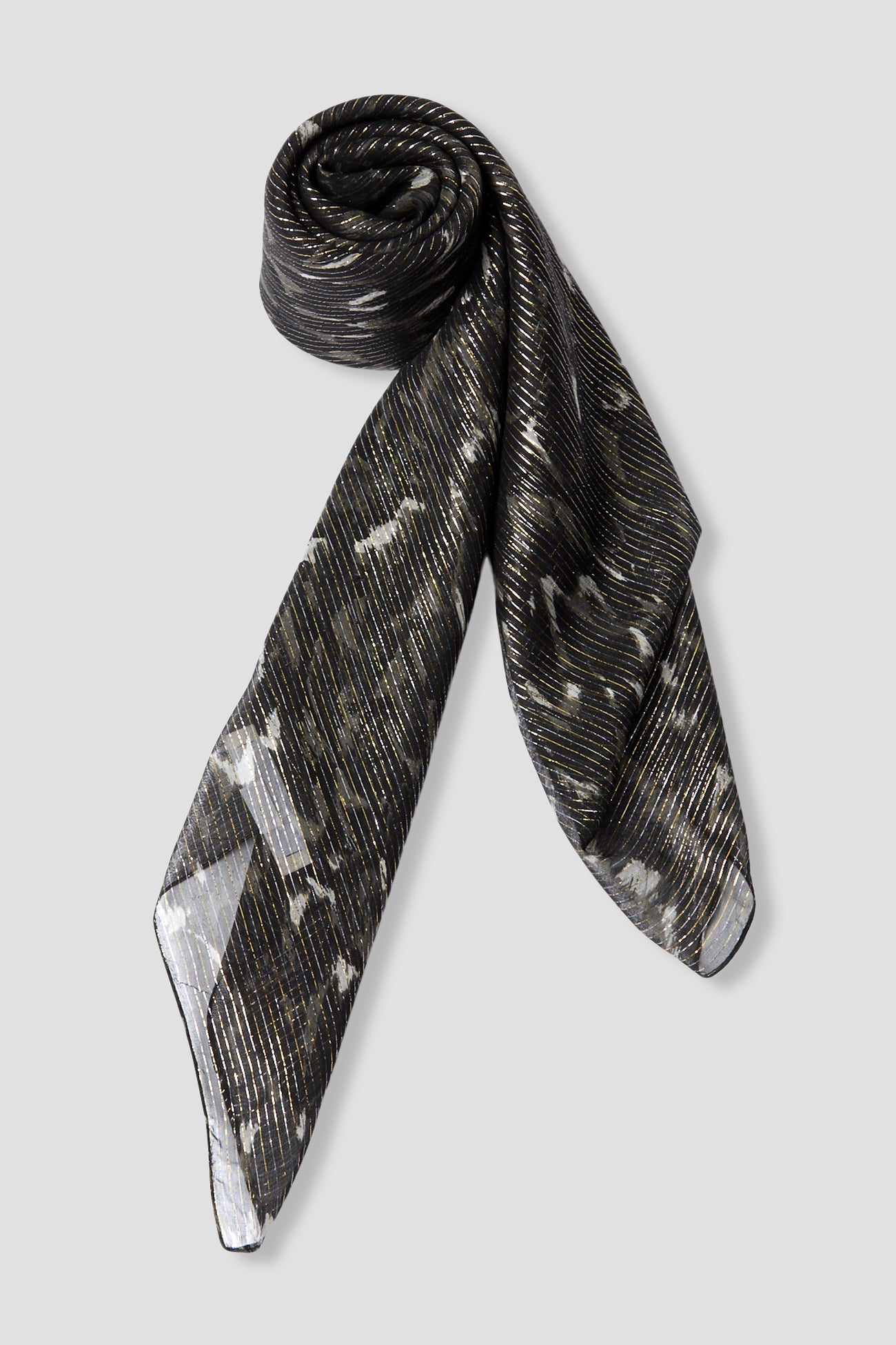 Foulard imprimé irisé Femme – Imprimé gris