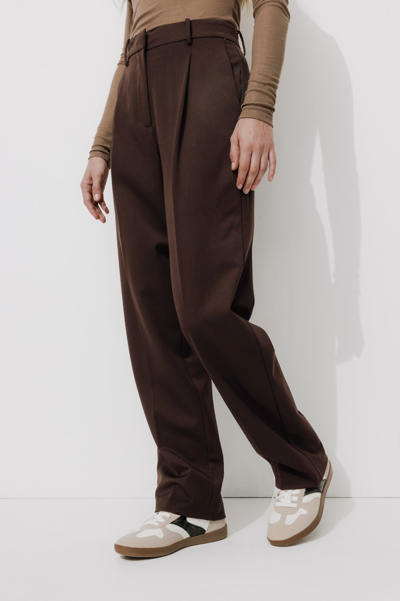 Pantalon de tailleur Femme - Marron – Image 2