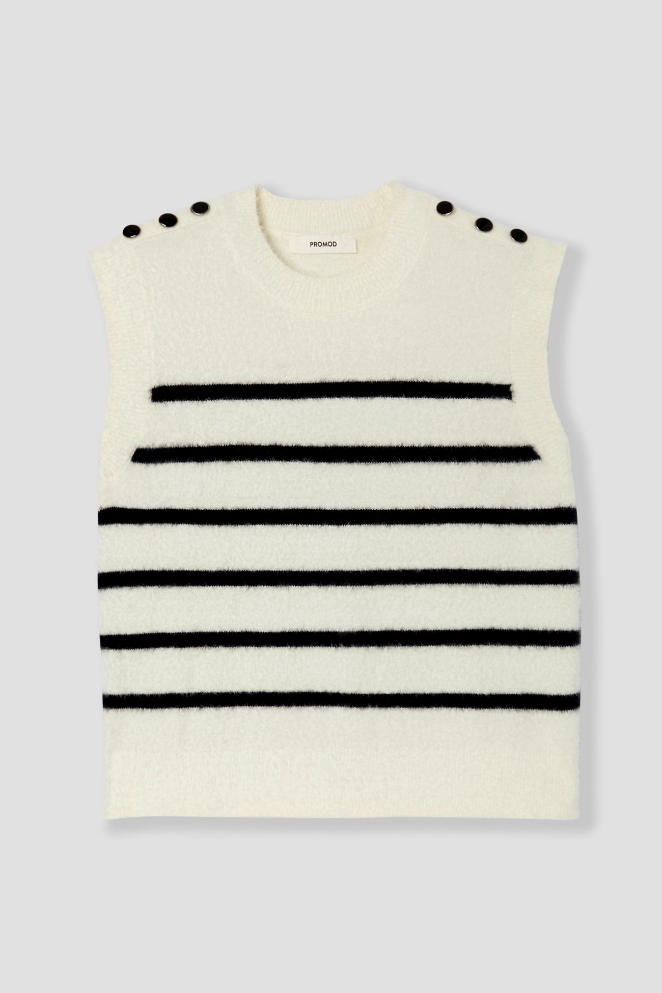 Pull marinière sans manches - Rayé marine – Image 5