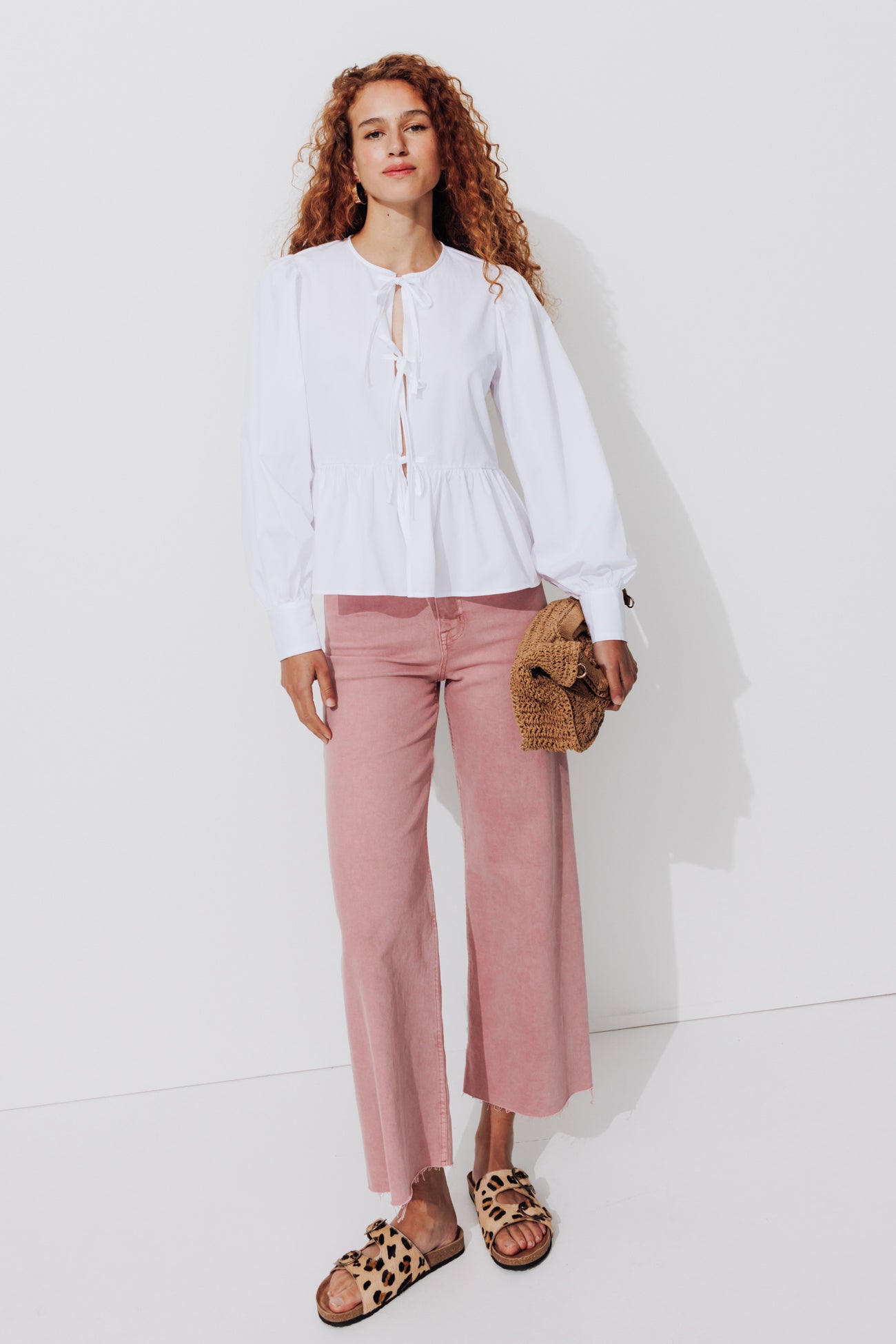 Chemise à nouer Femme – Blanc