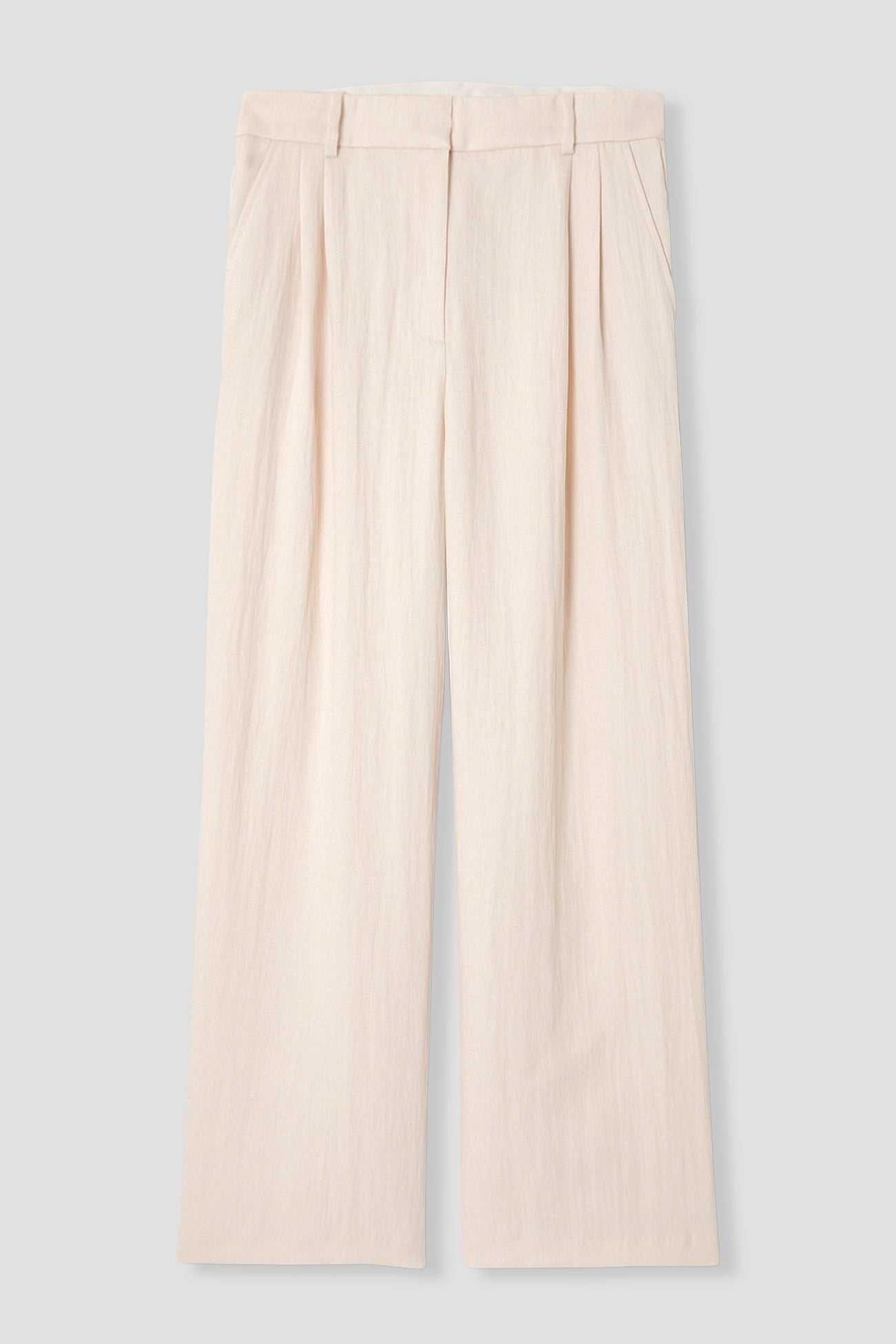 Pantalon de tailleur large - Ecru – Image 5