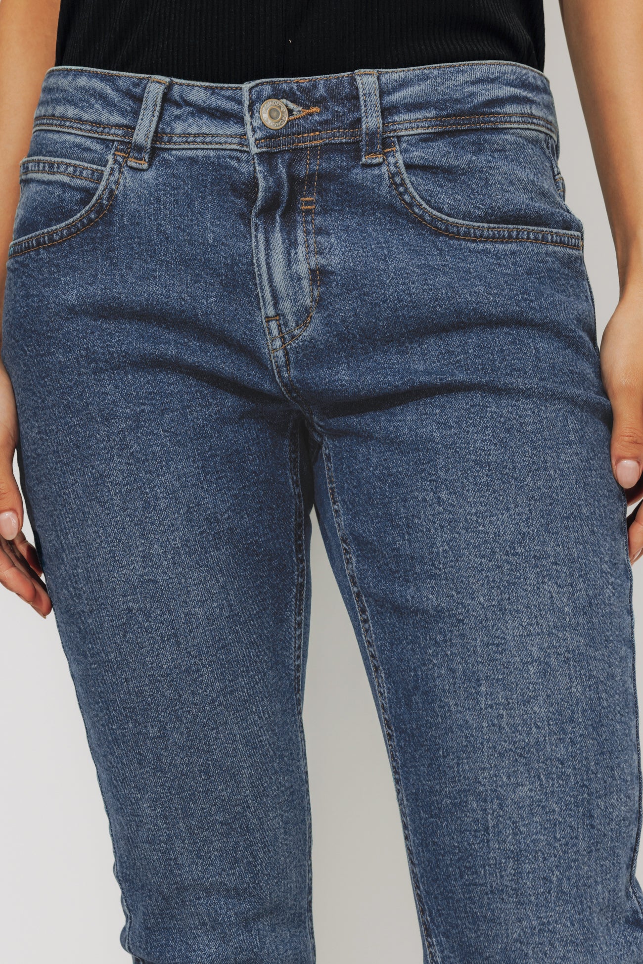 LUCIEN jean girlfriend Femme - Jean moyen – Image 4