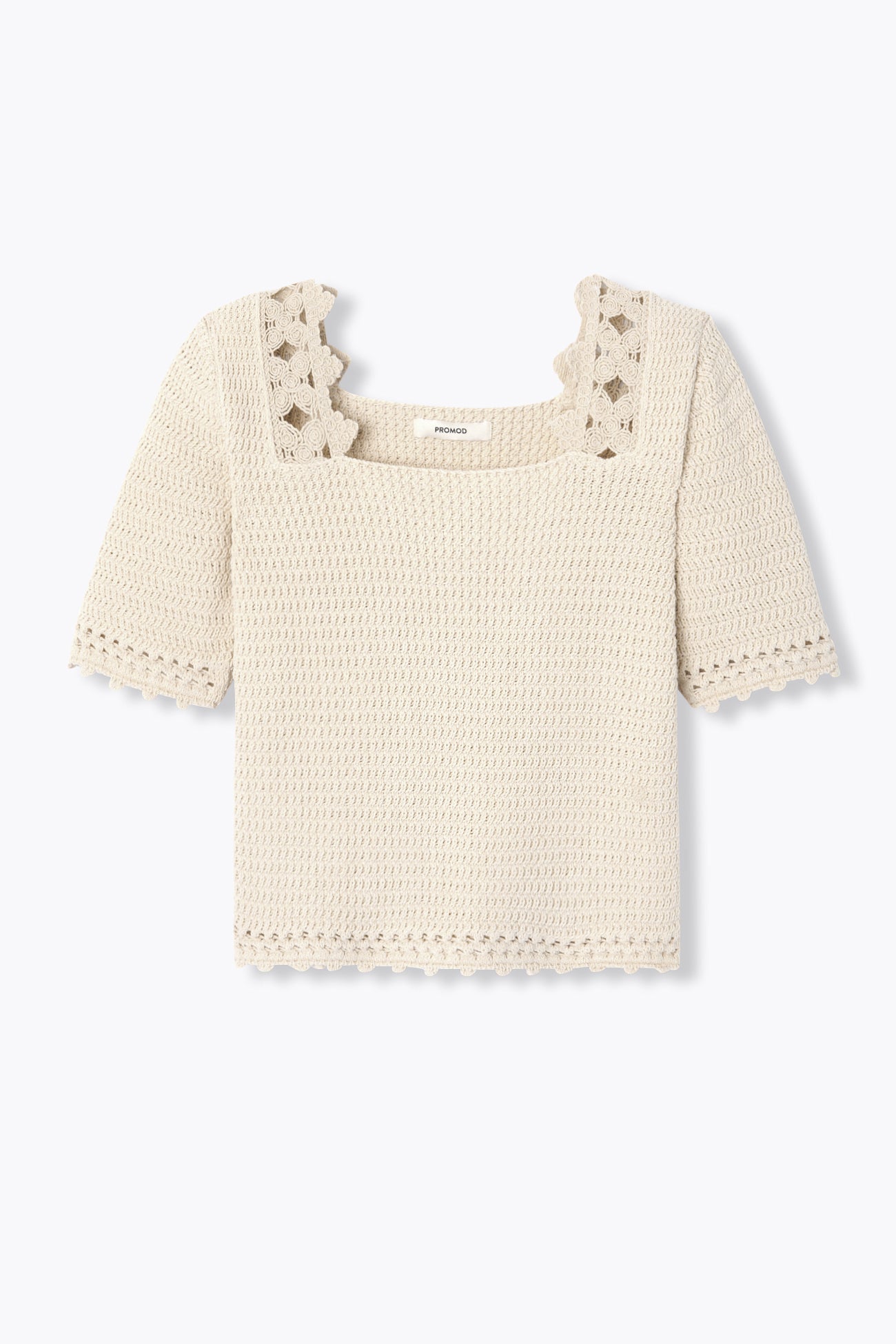 Pull en crochet Femme - Ecru – Image 5