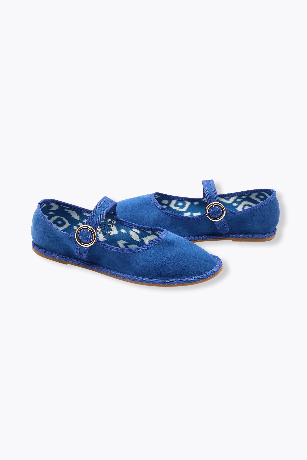 Babies en velours uni Femme - Bleu – Image 3
