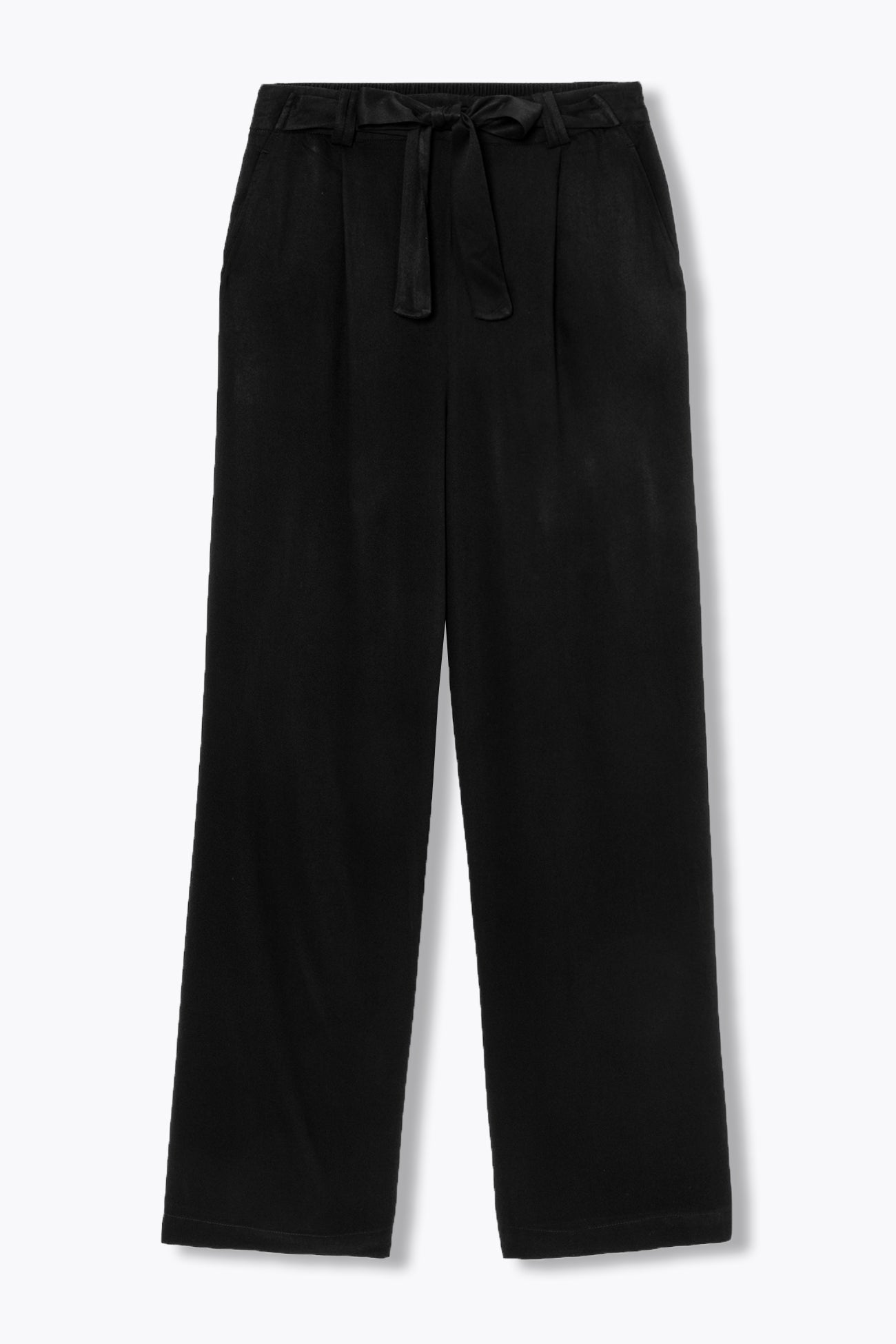 Pantalon large version longue - Noir – Image 5