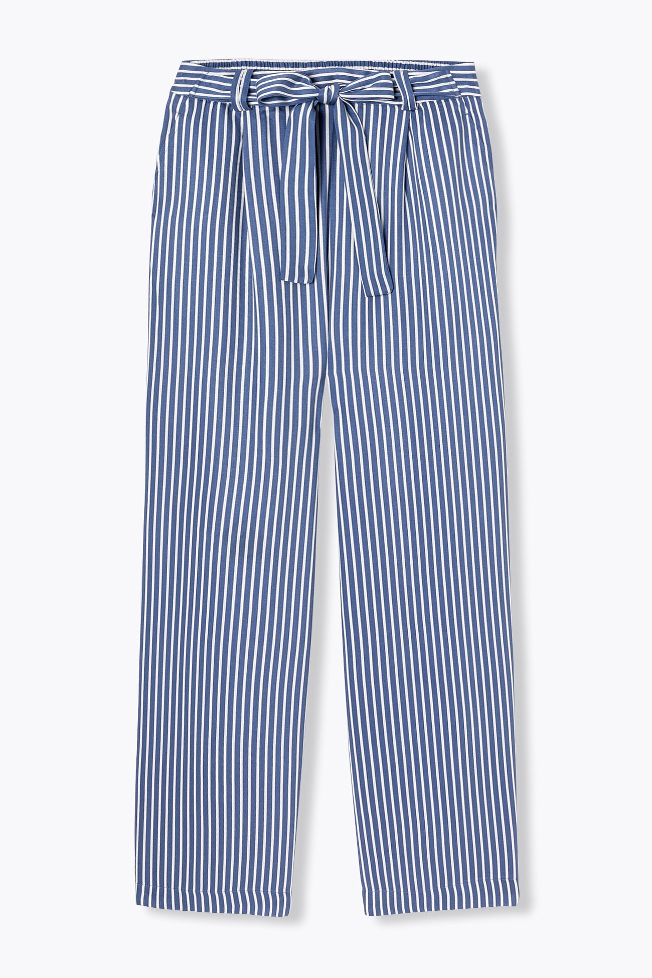 Pantalon large rayé Femme - Rayé marine – Image 5