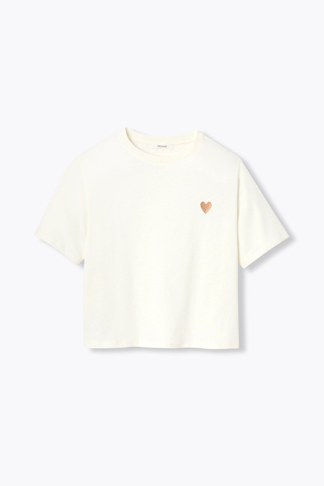 T-shirt coeur Femme - Ecru – Image 5