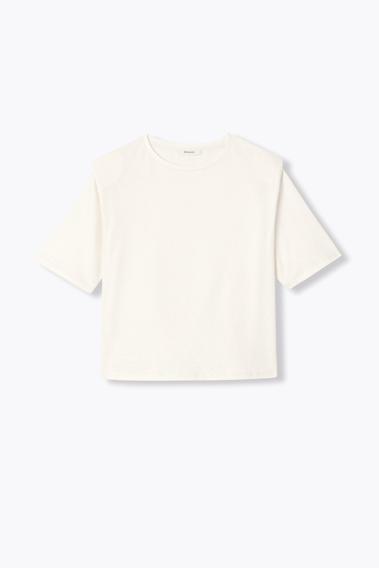 T-shirt à épaulettes Femme - Ecru – Image 5
