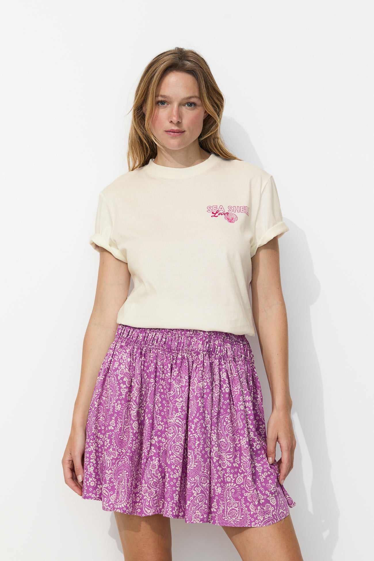 T-shirt SISTERS éco-conçu - Imprimé écru – Image 2