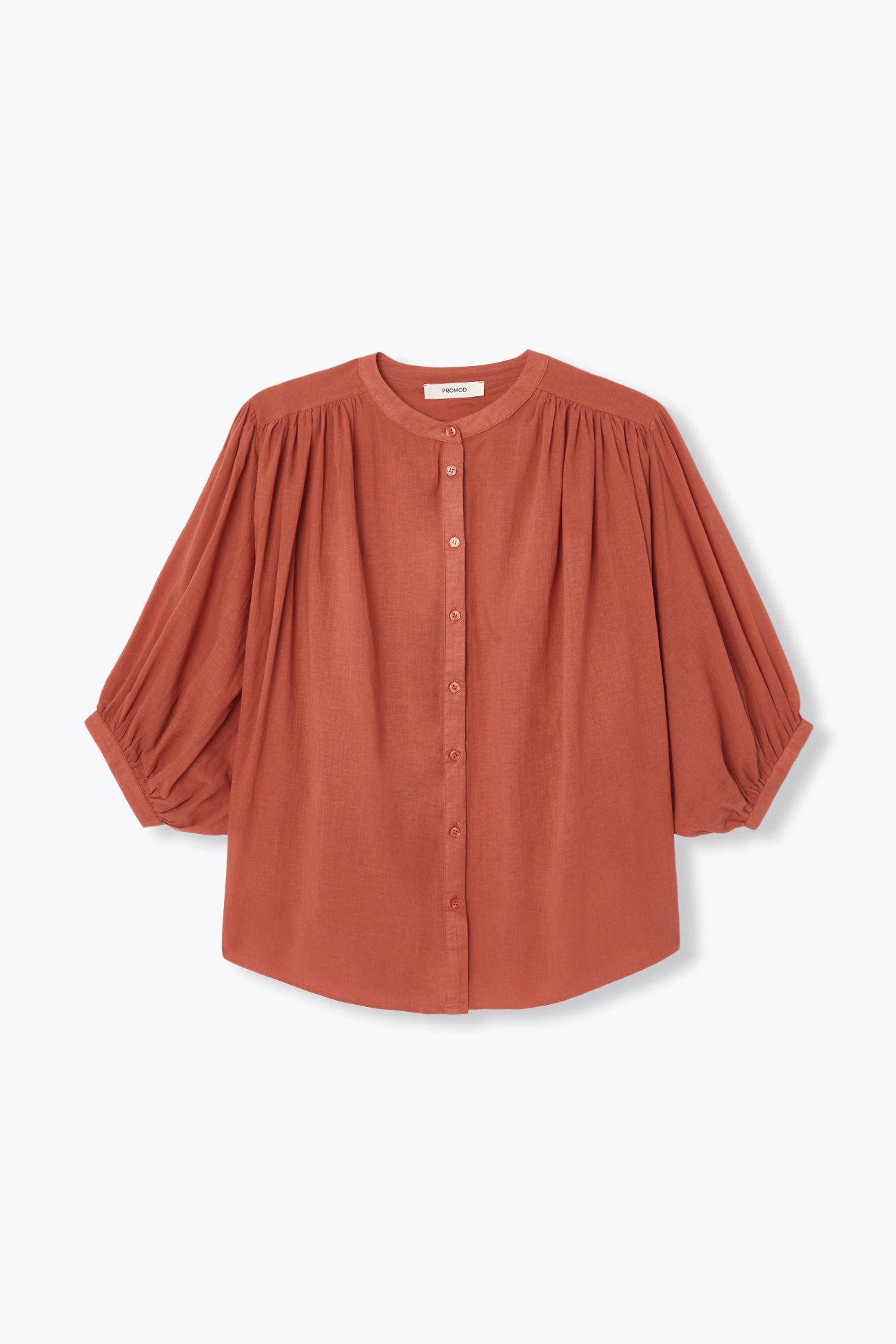 Chemise manches ballon Femme - Caramel – Image 5