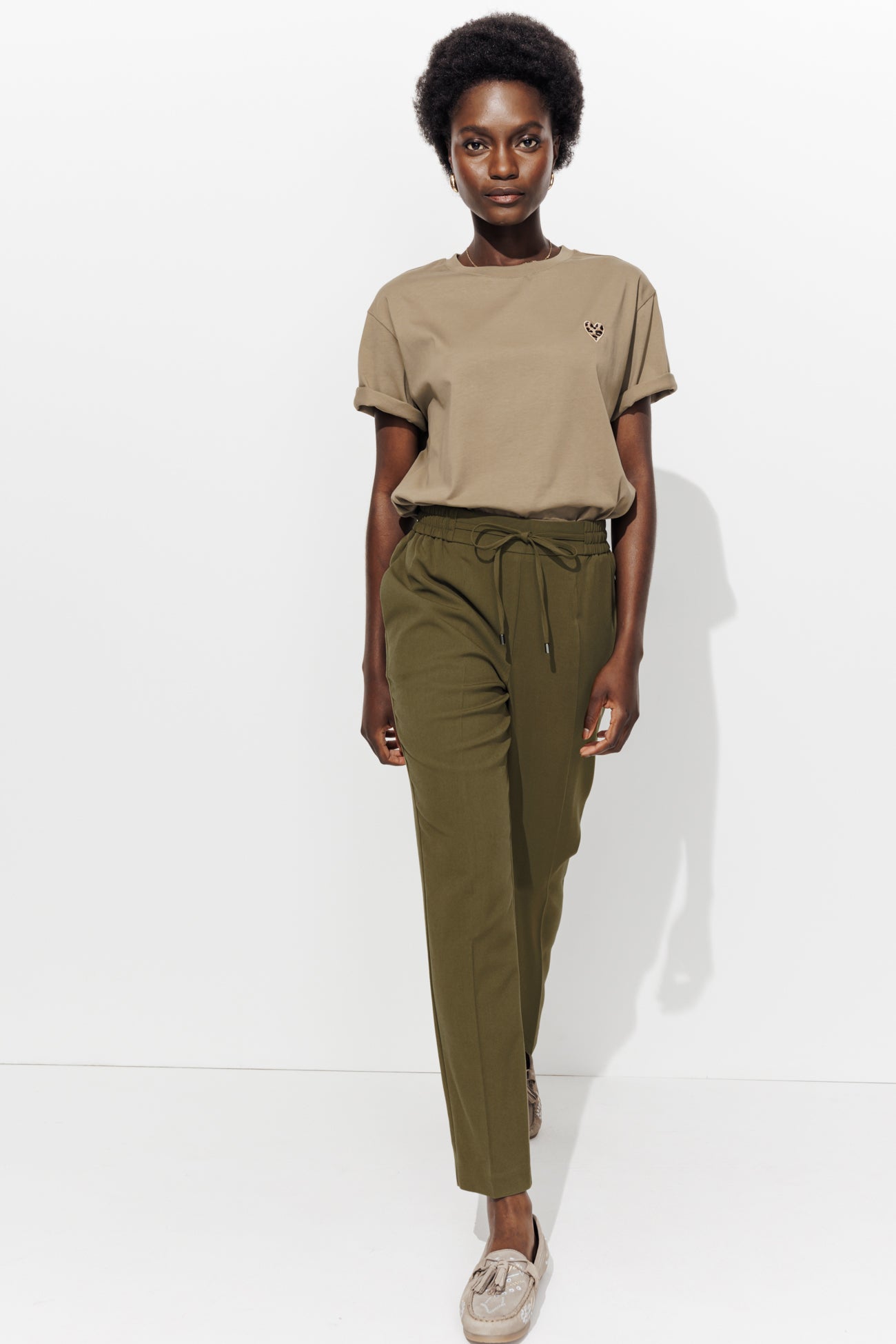 Pantalon jogpant Femme – Kaki