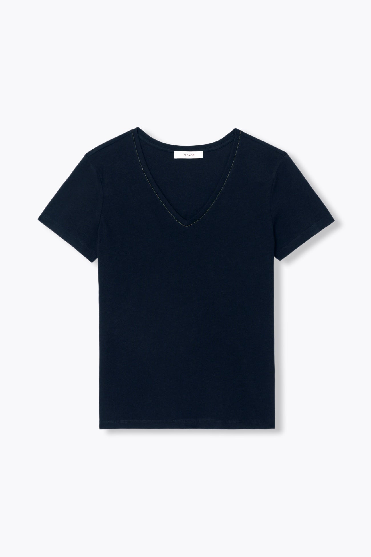 T-shirt col V Femme - Marine – Image 5