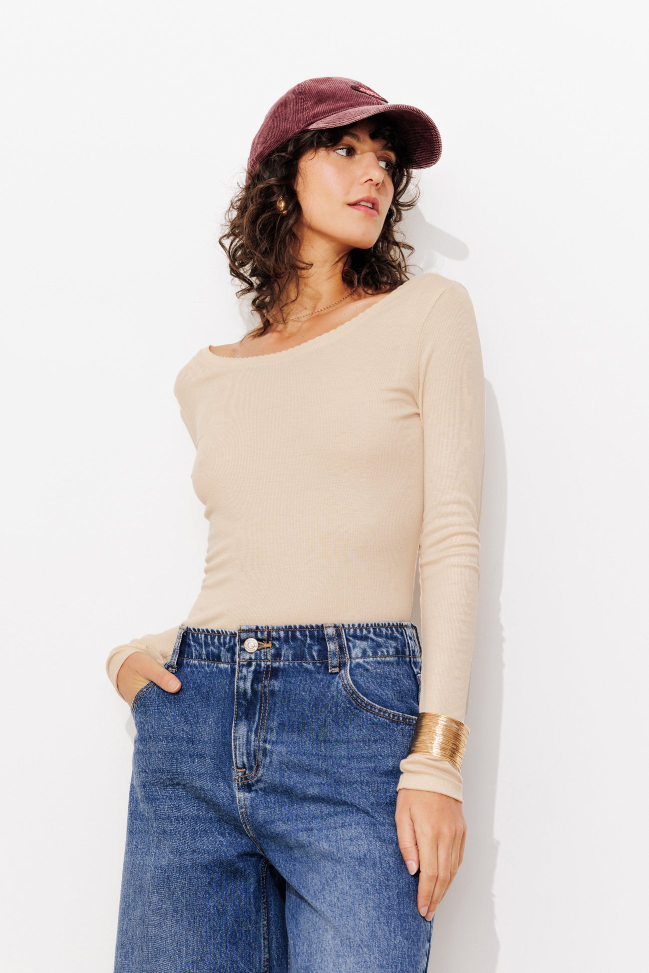 T-shirt thermique Femme - Peau – Image 2