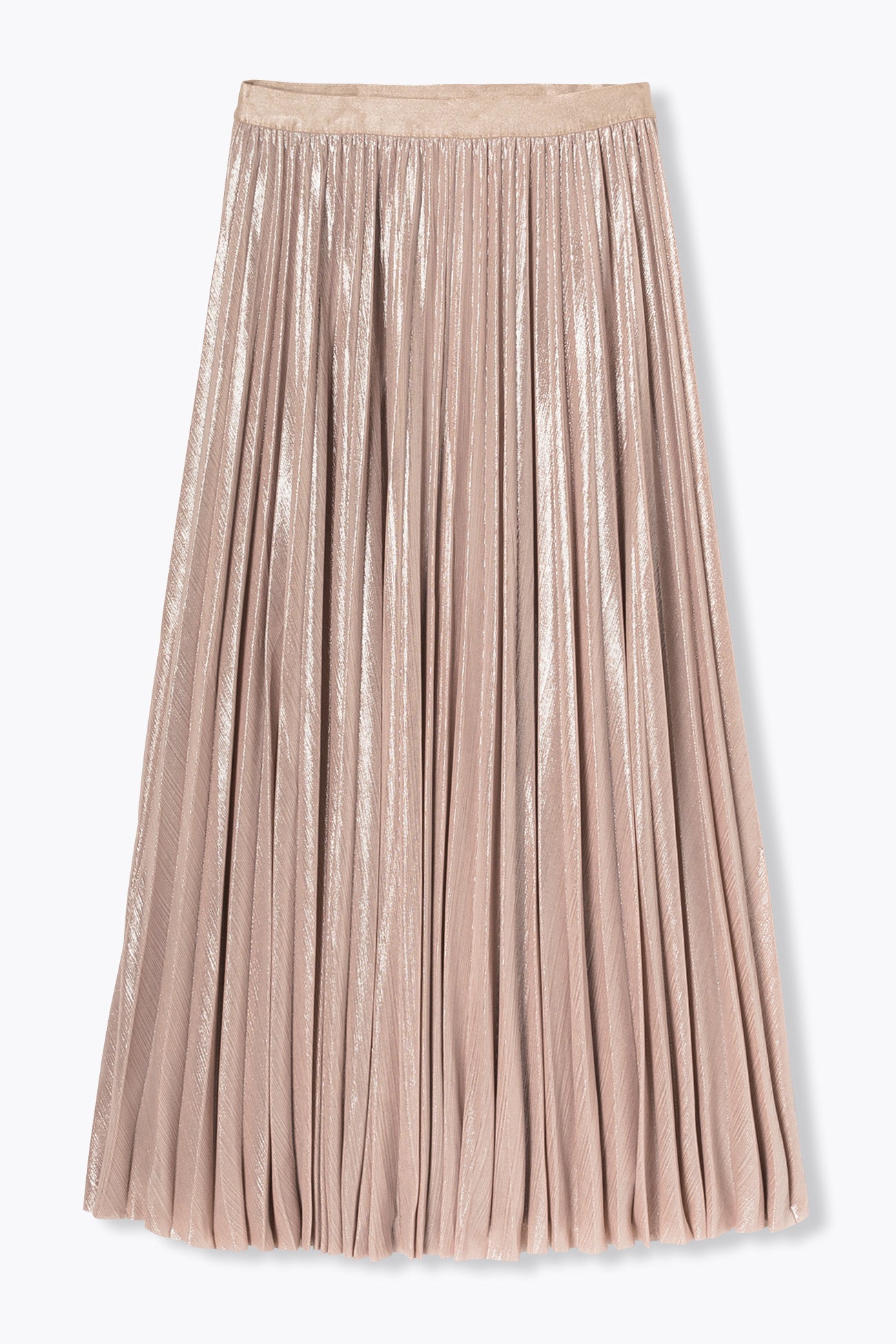 LUNA jupe plissée effet lamé - Rose – Image 5
