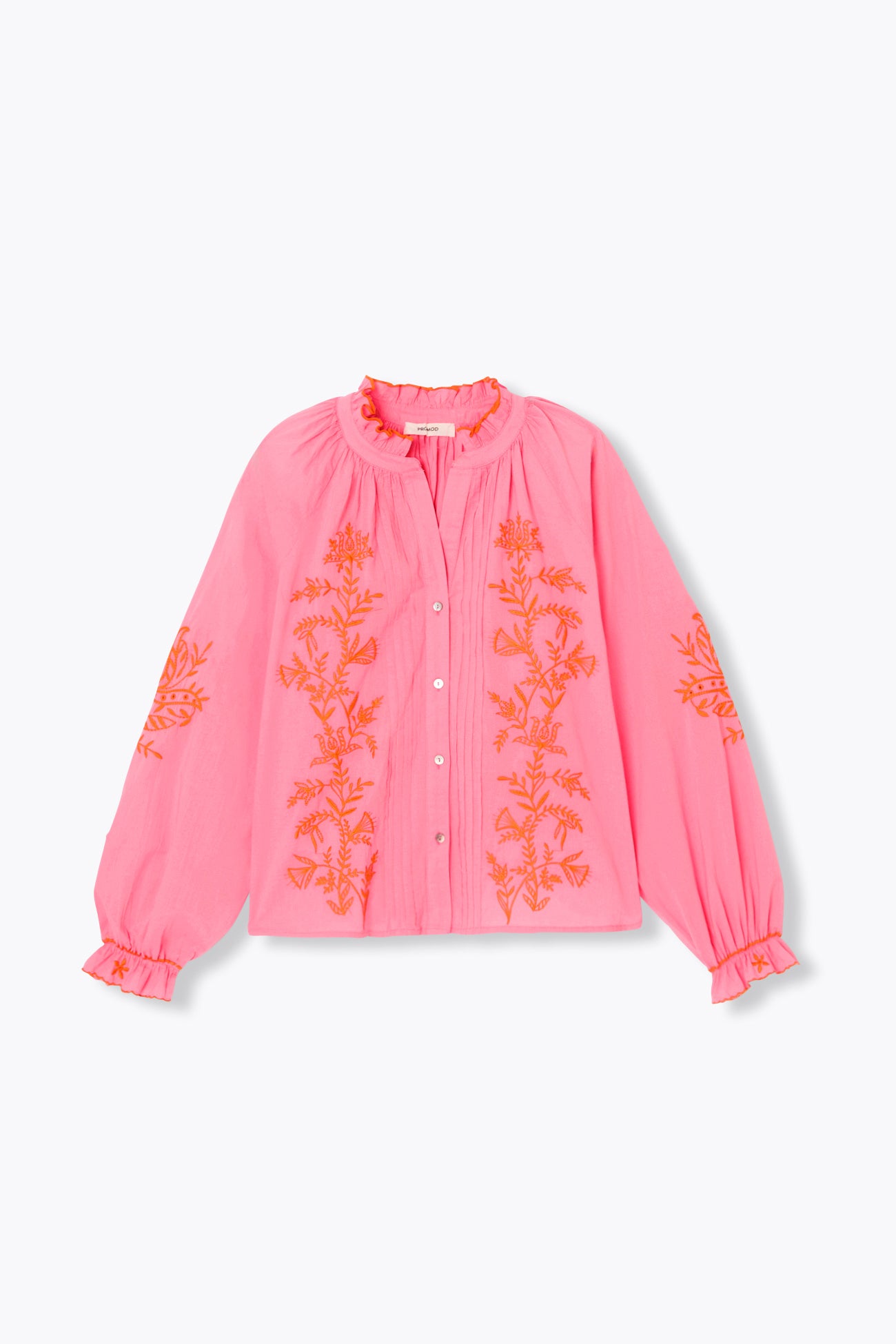 Chemise brodée Femme - Rose – Image 5