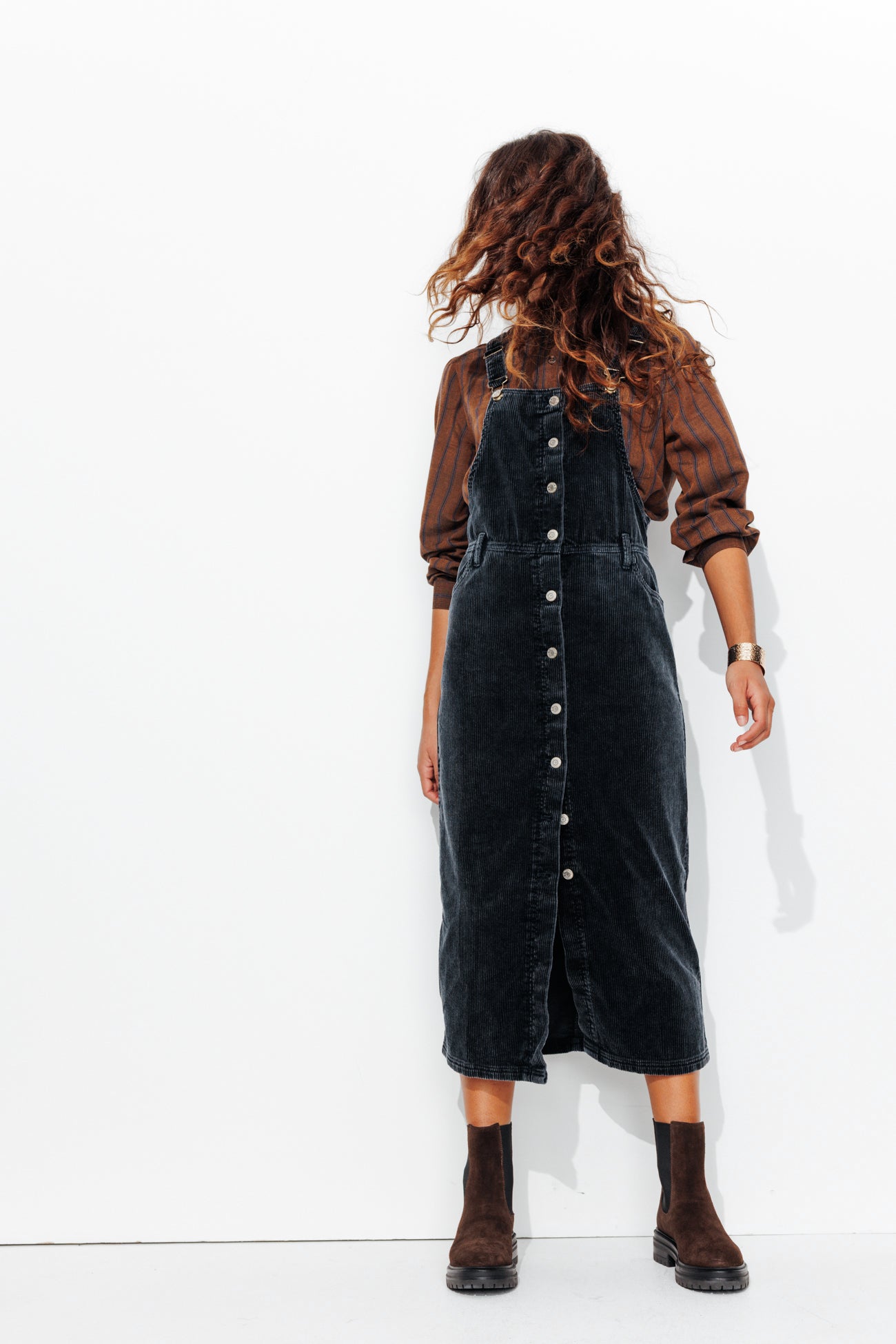 ARCHIVE n°7 La robe-salopette - Marine – Image 2